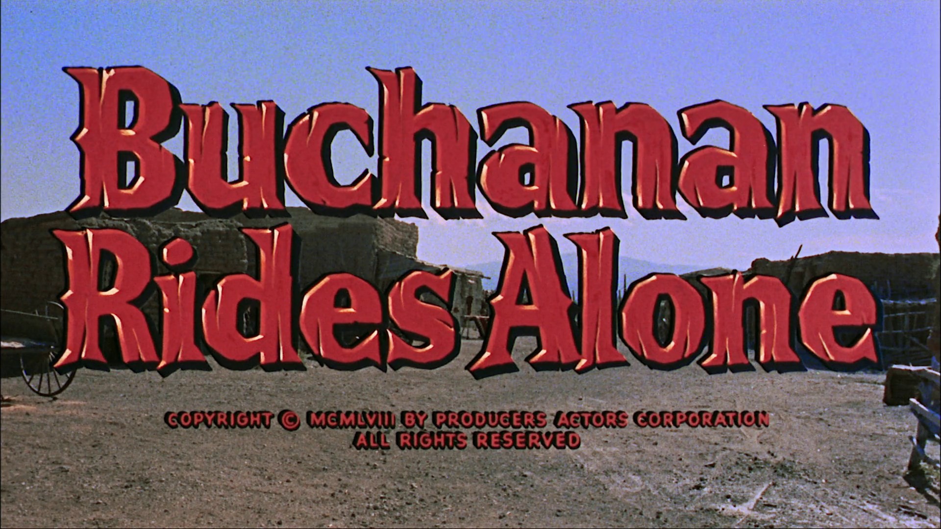 Buchanan Rides Alone (1958) —  shot,  lighting