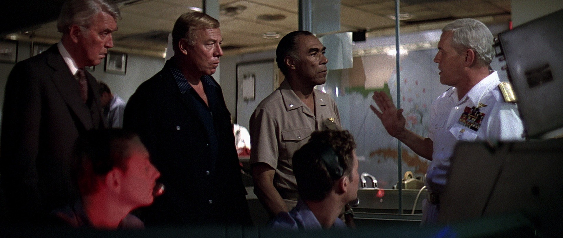 Airport '77 (1977) —  shot,  lighting
