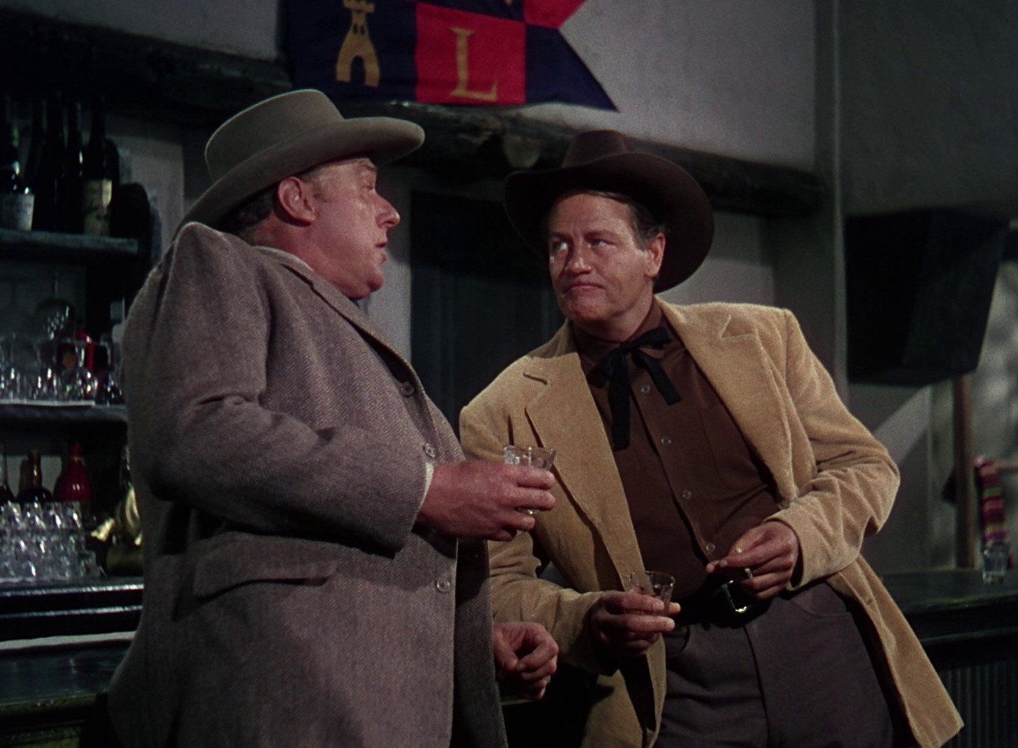 Border River (1954) —  shot,  lighting