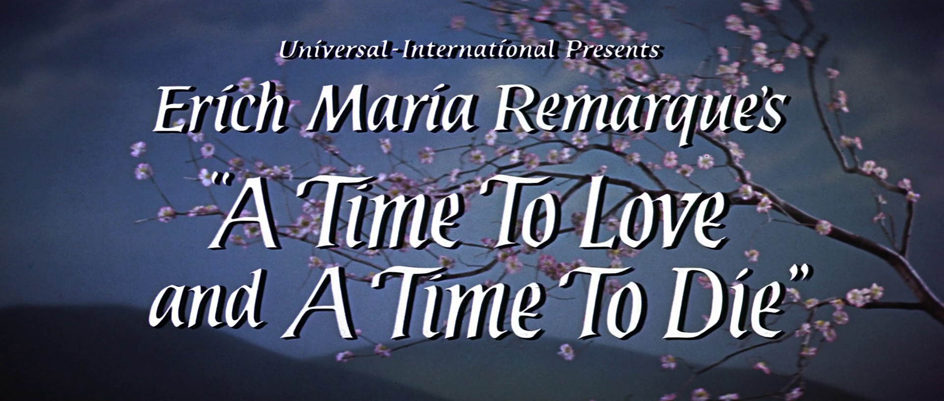 A Time to Love and a Time to Die (1958) —  shot,  lighting