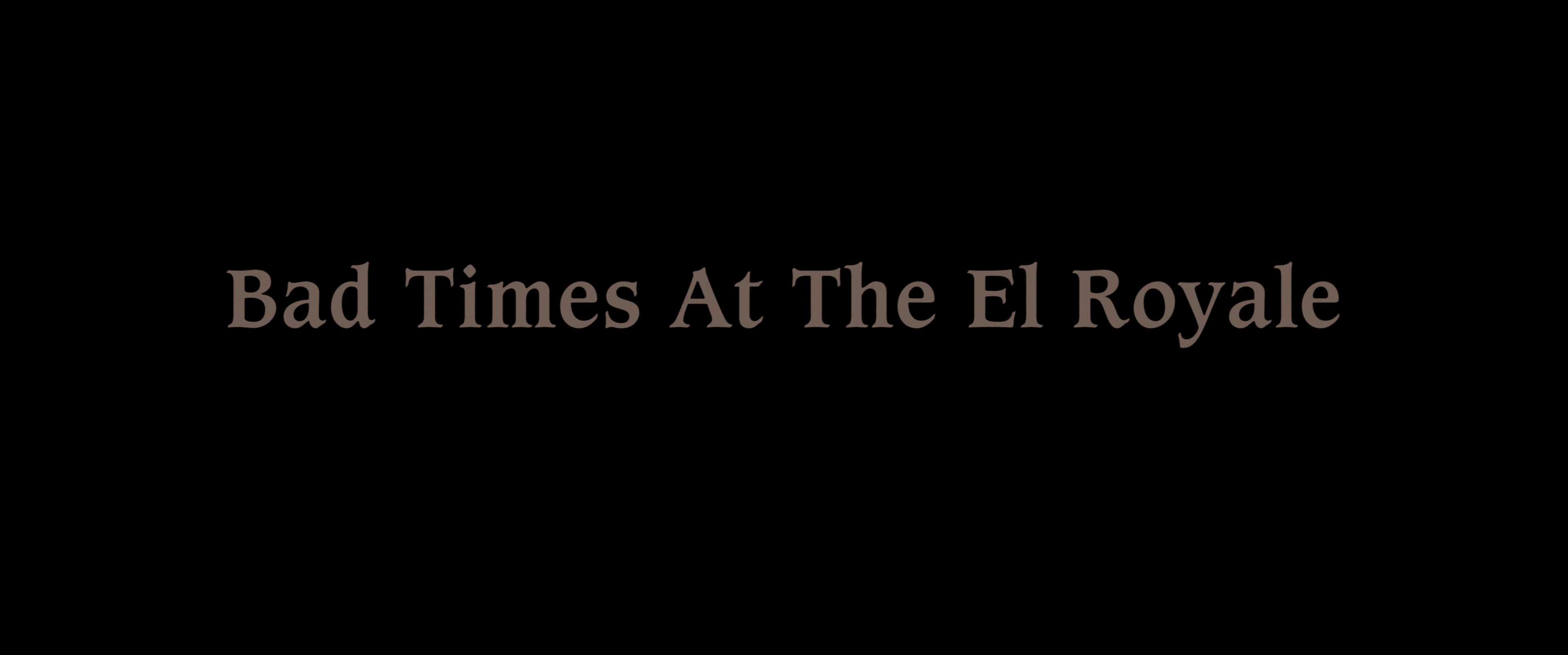 Bad Times at the El Royale (2018) —  shot,  lighting