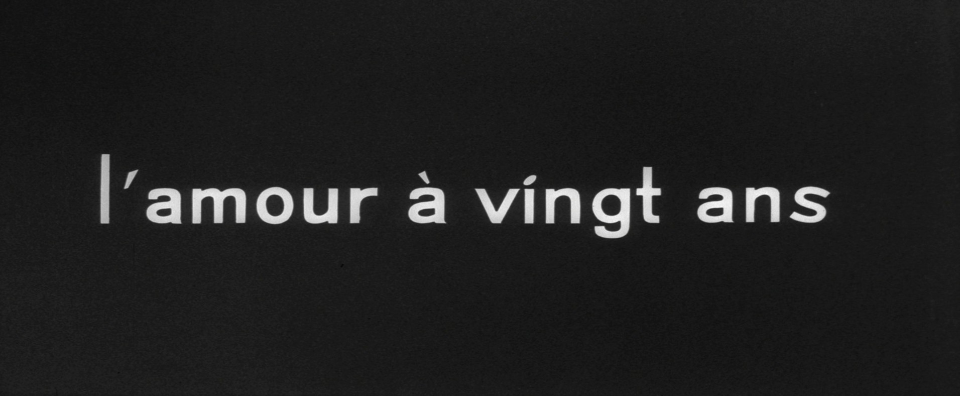 Love at Twenty (1962) —  shot,  lighting