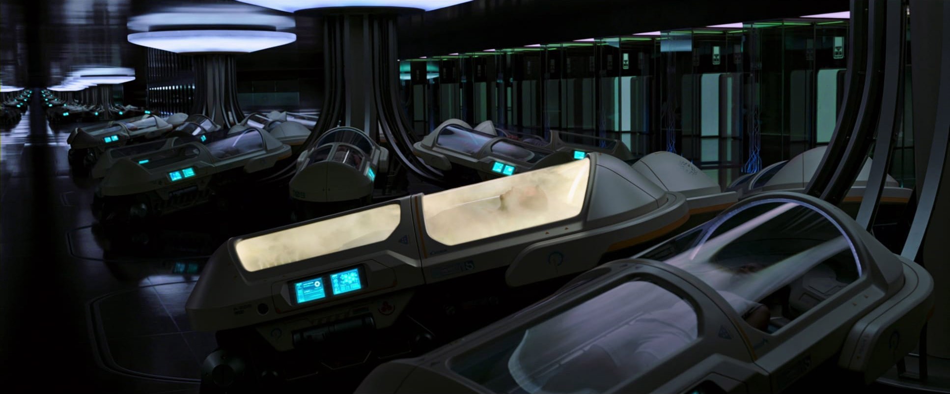 Passengers (2016) —  shot,  lighting