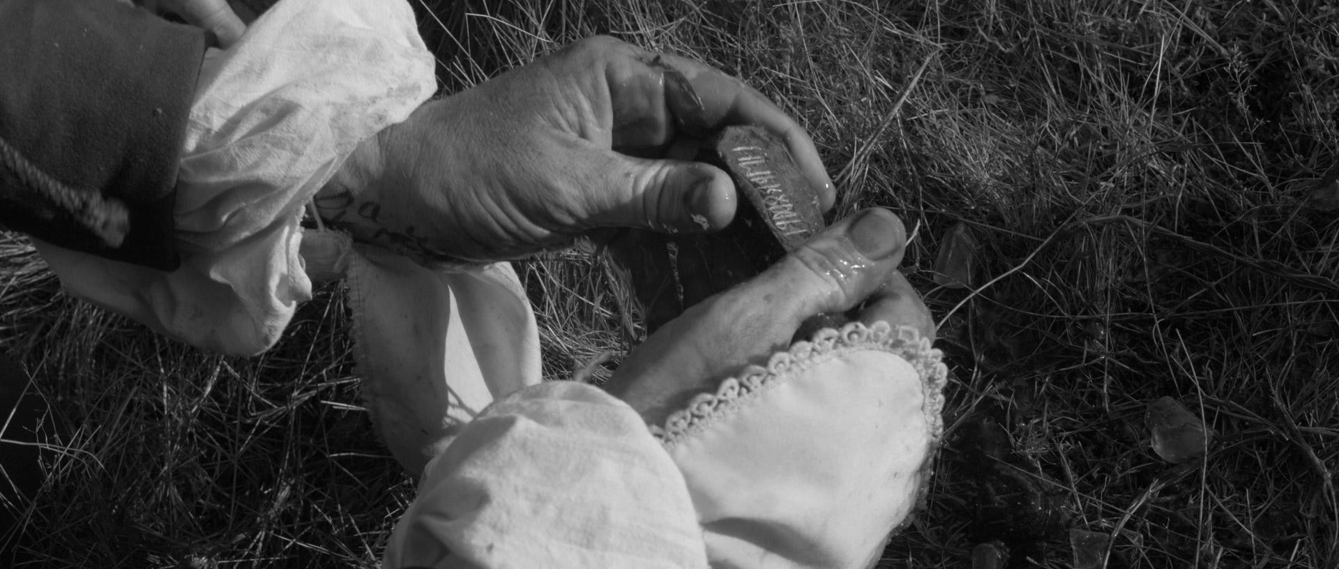 A Field in England (2013) —  shot,  lighting