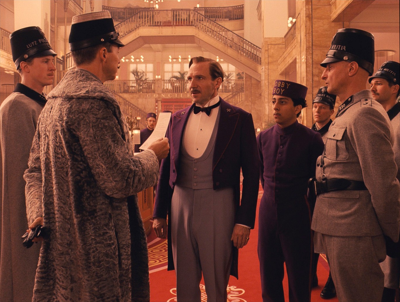 The Grand Budapest Hotel (2014) —  shot,  lighting