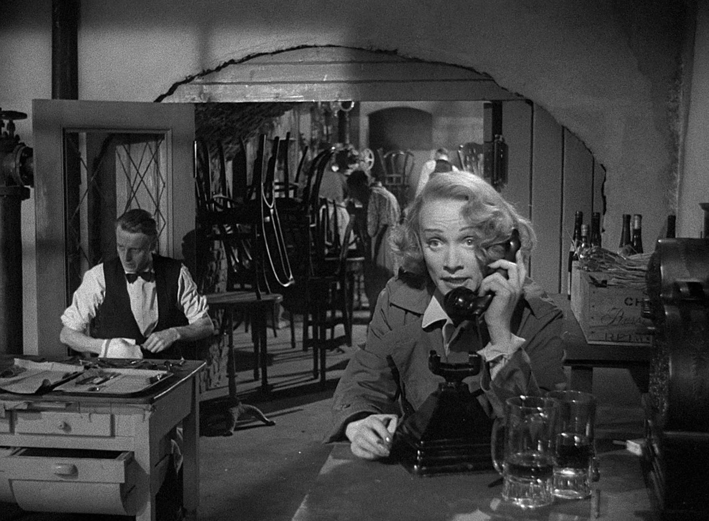 A Foreign Affair (1948) —  shot,  lighting