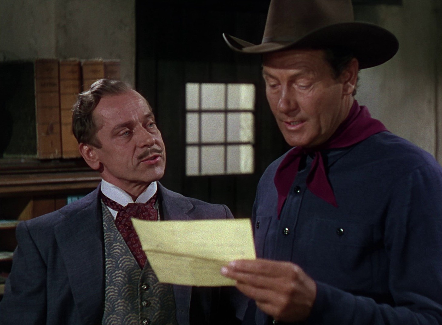 Border River (1954) —  shot,  lighting