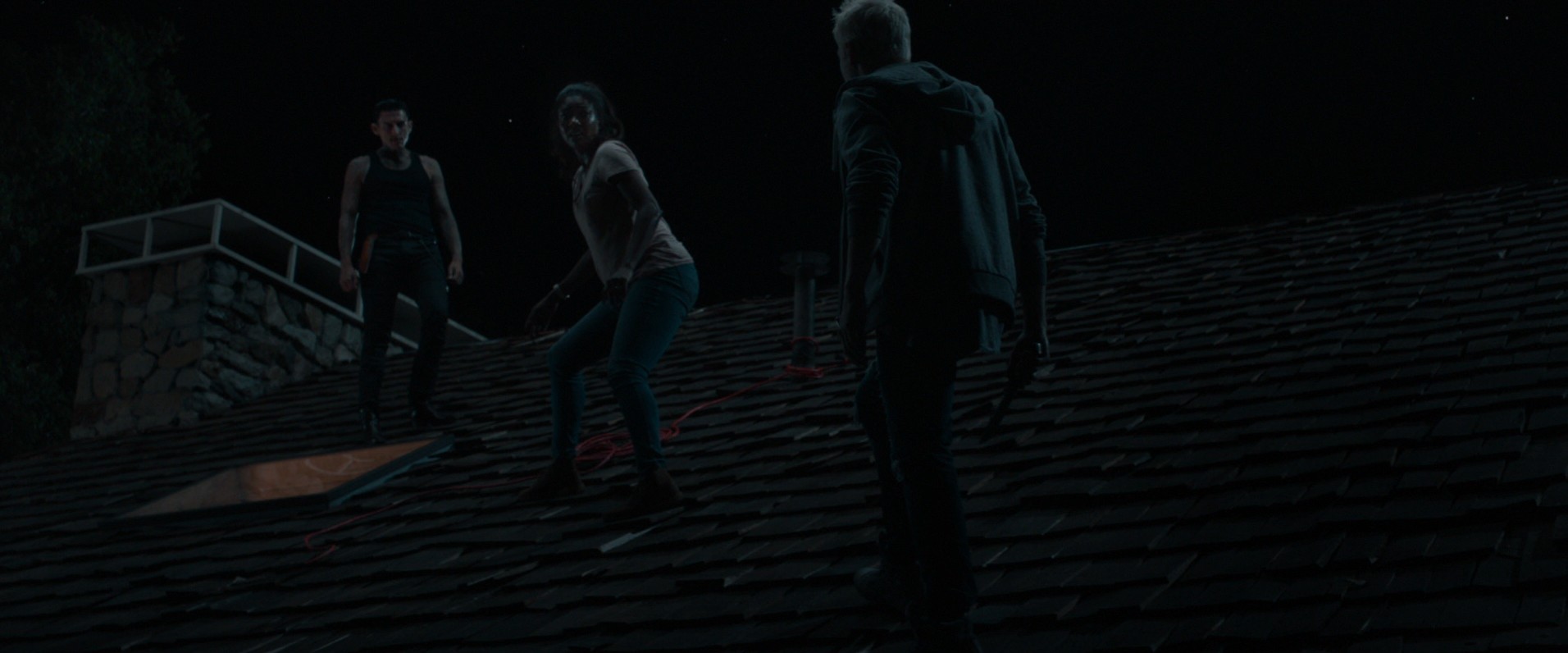 Breaking In (2018) —  shot,  lighting