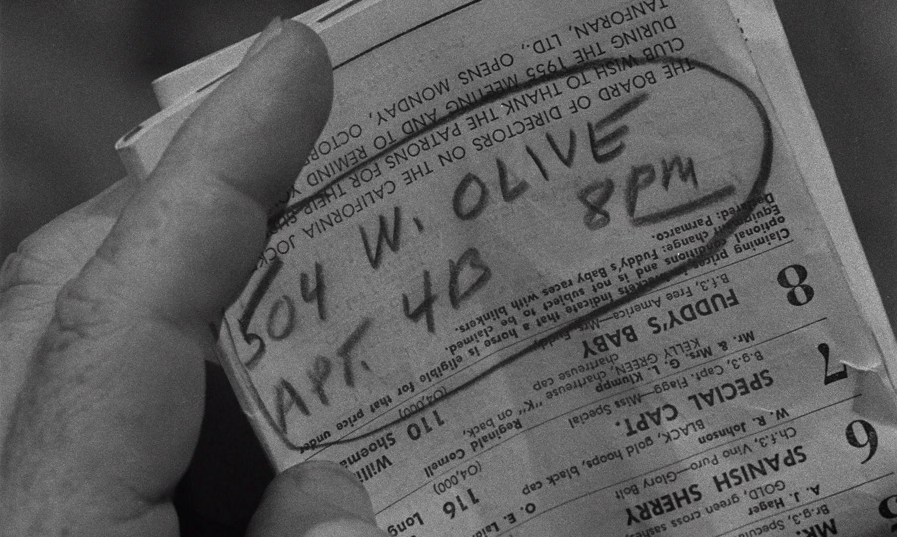 The Killing (1956) —  shot,  lighting