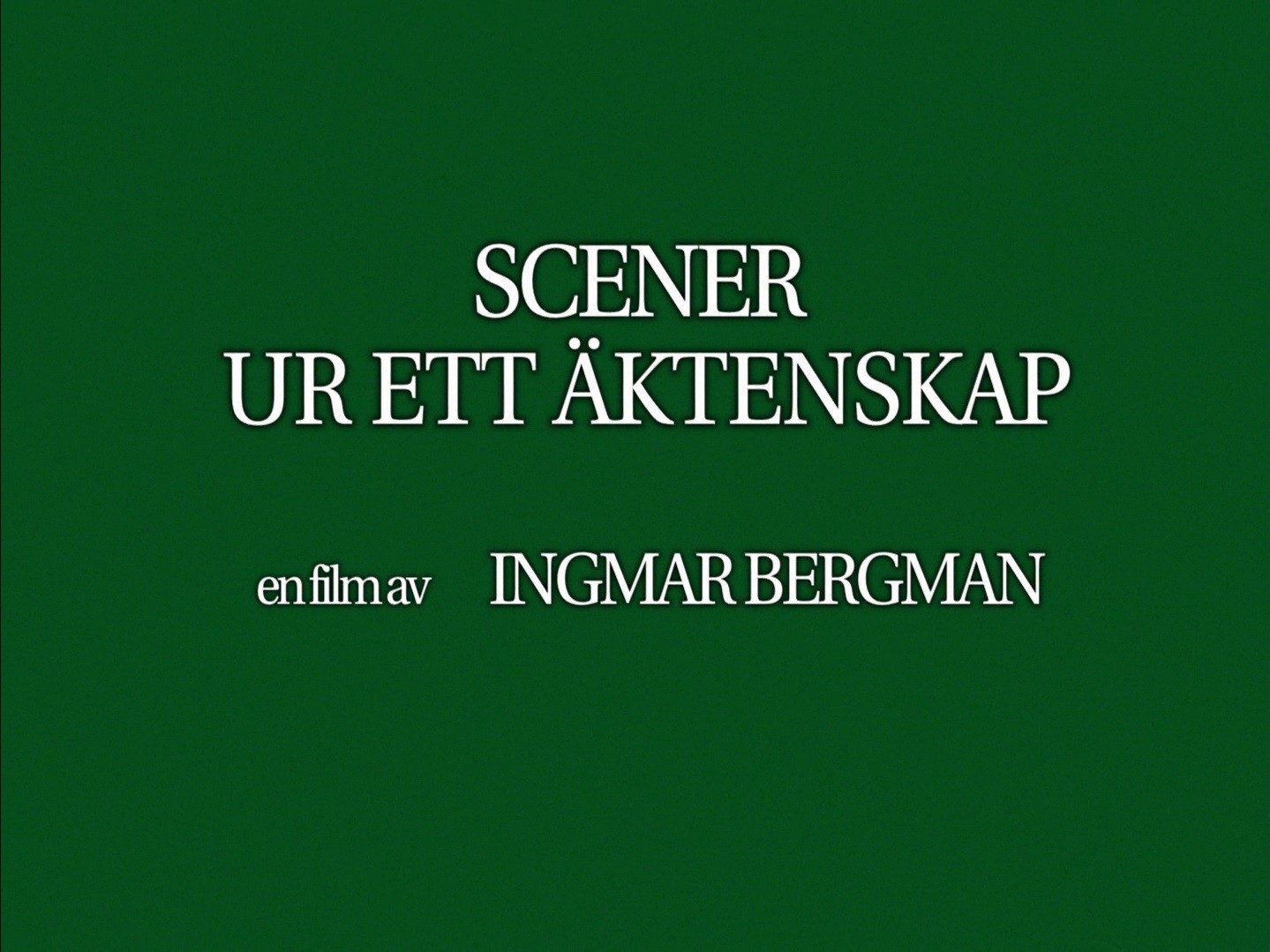 Scenes from a Marriage (1974) —  shot,  lighting