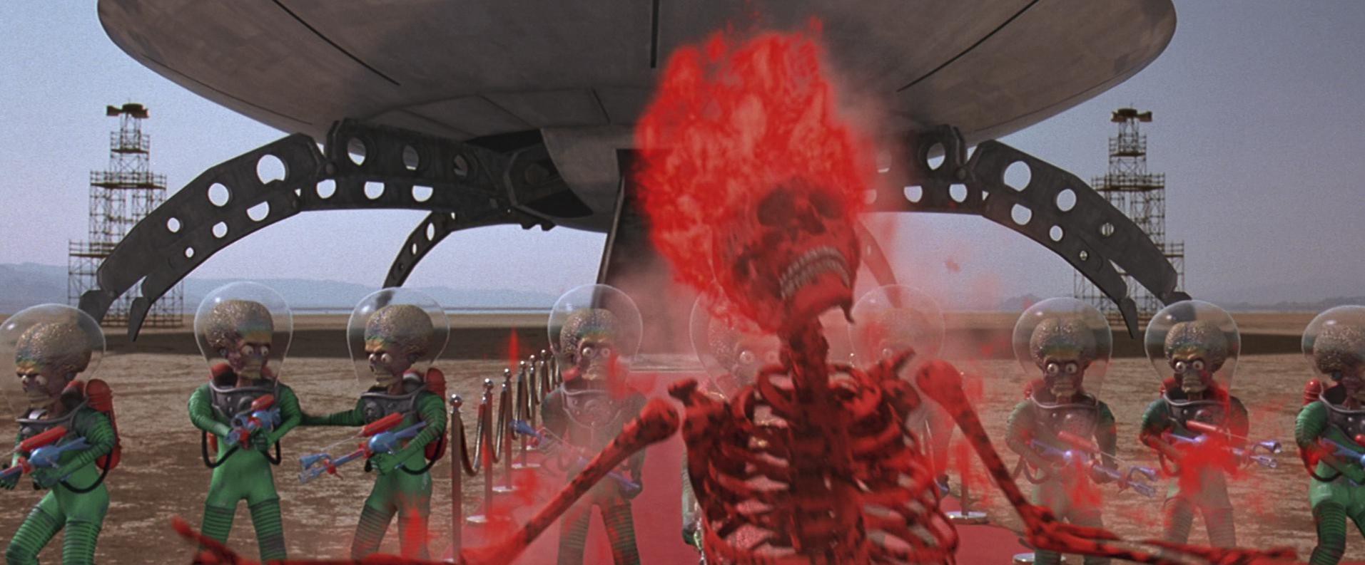 Mars Attacks! (1996) —  shot,  lighting