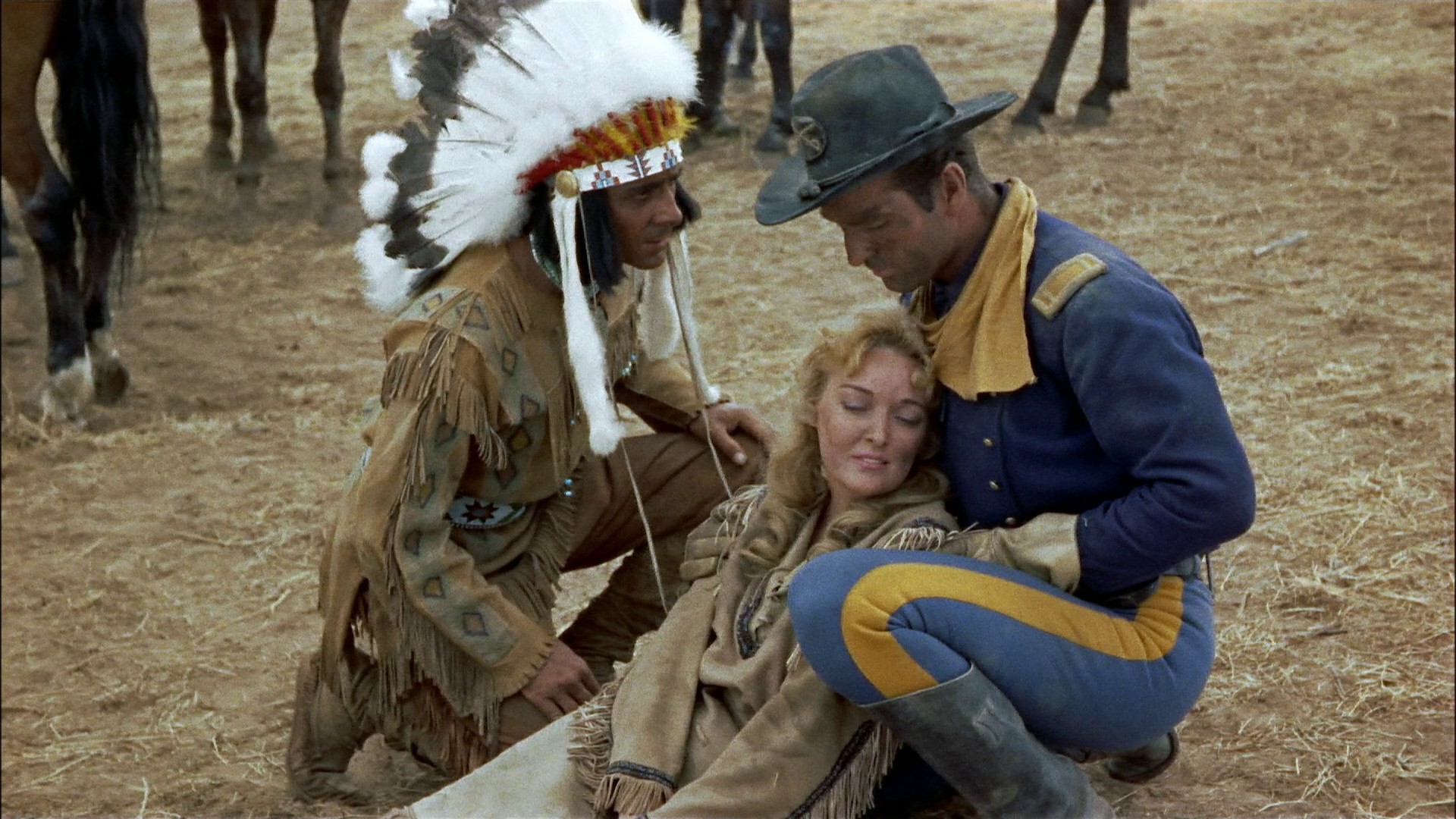 Seminole Uprising (1955) —  shot,  lighting