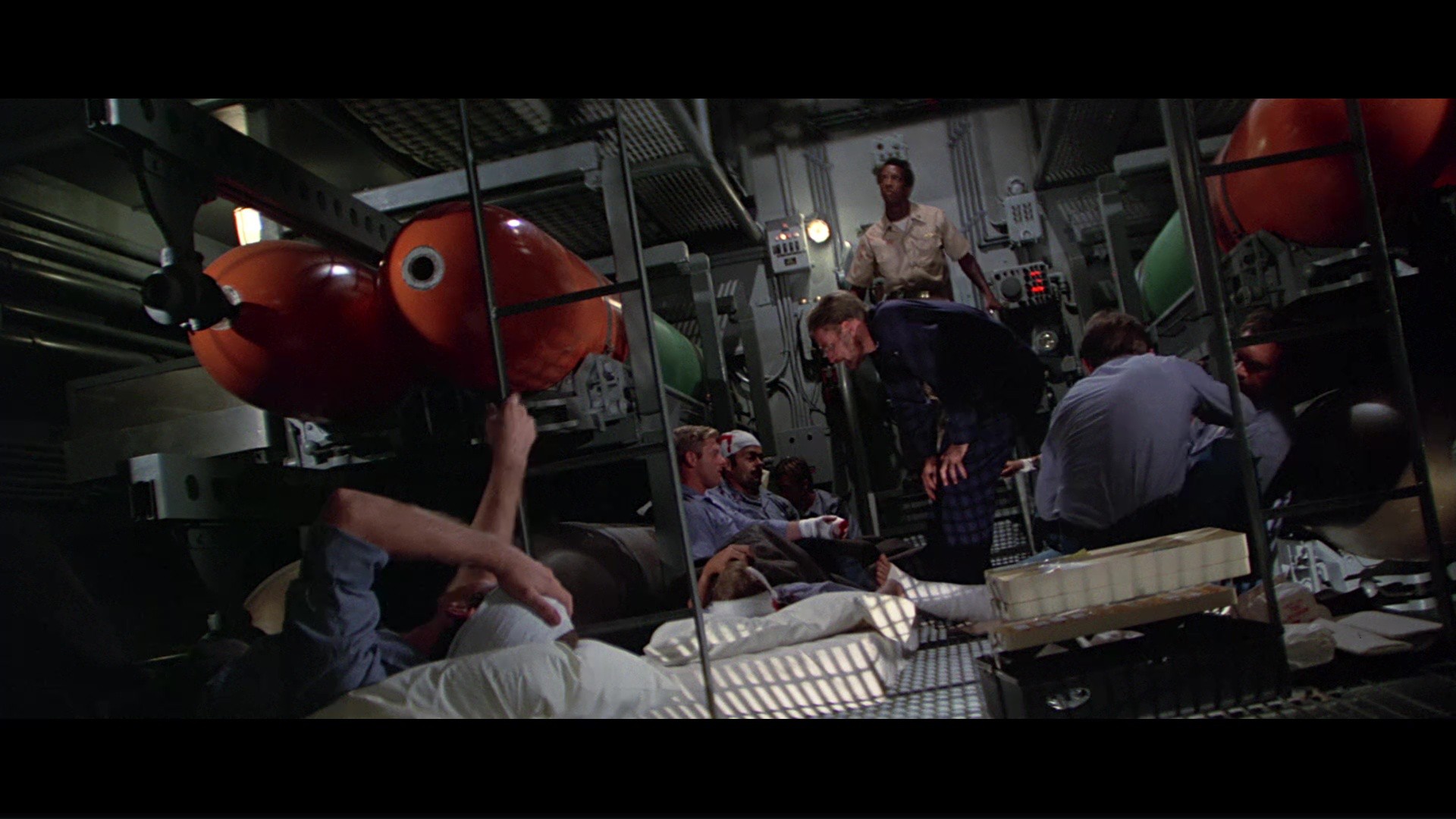 Gray Lady Down (1978) —  shot,  lighting