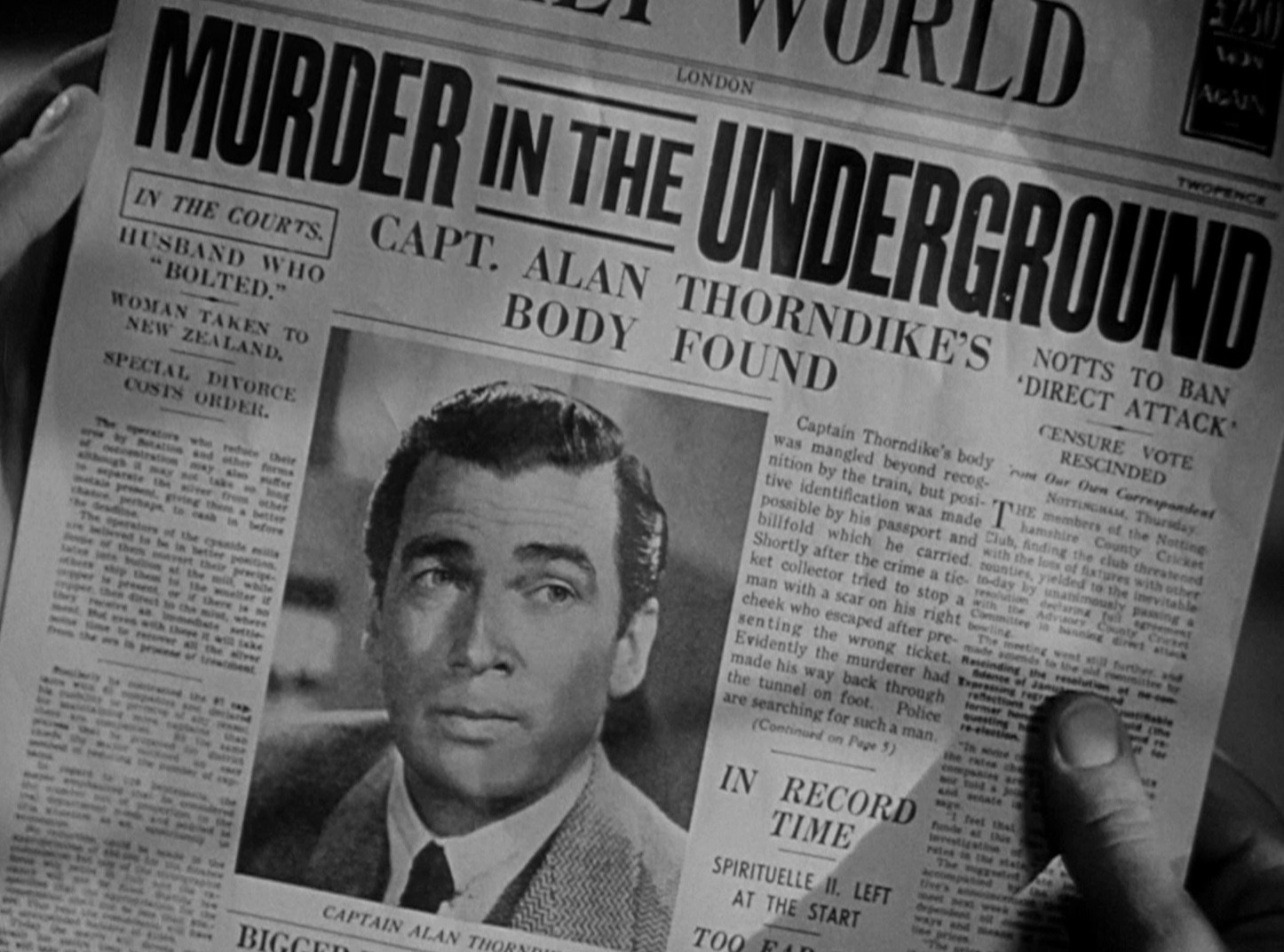 Man Hunt (1941) —  shot,  lighting