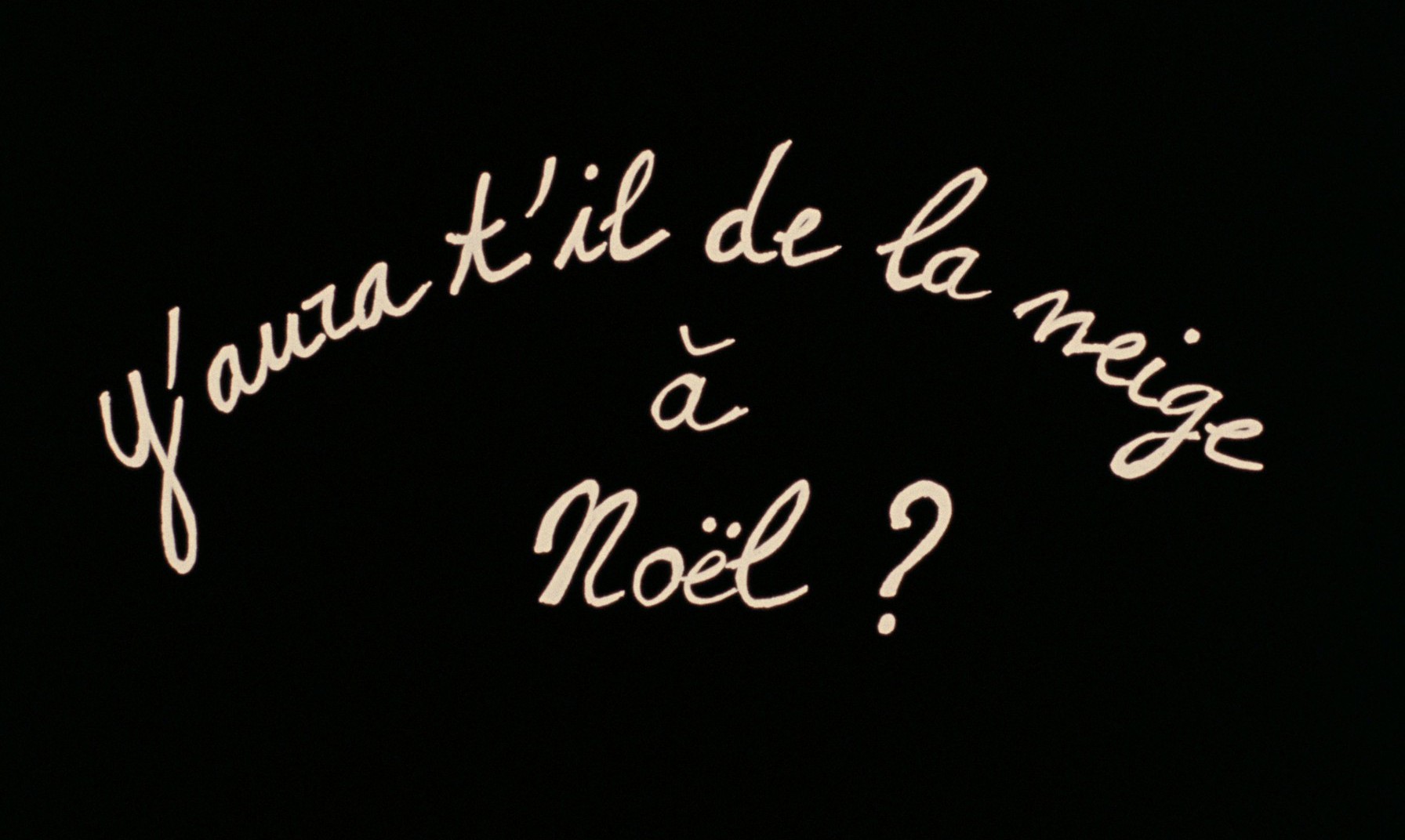 Y'aura t'il de la neige à Noël? (1996) —  shot,  lighting