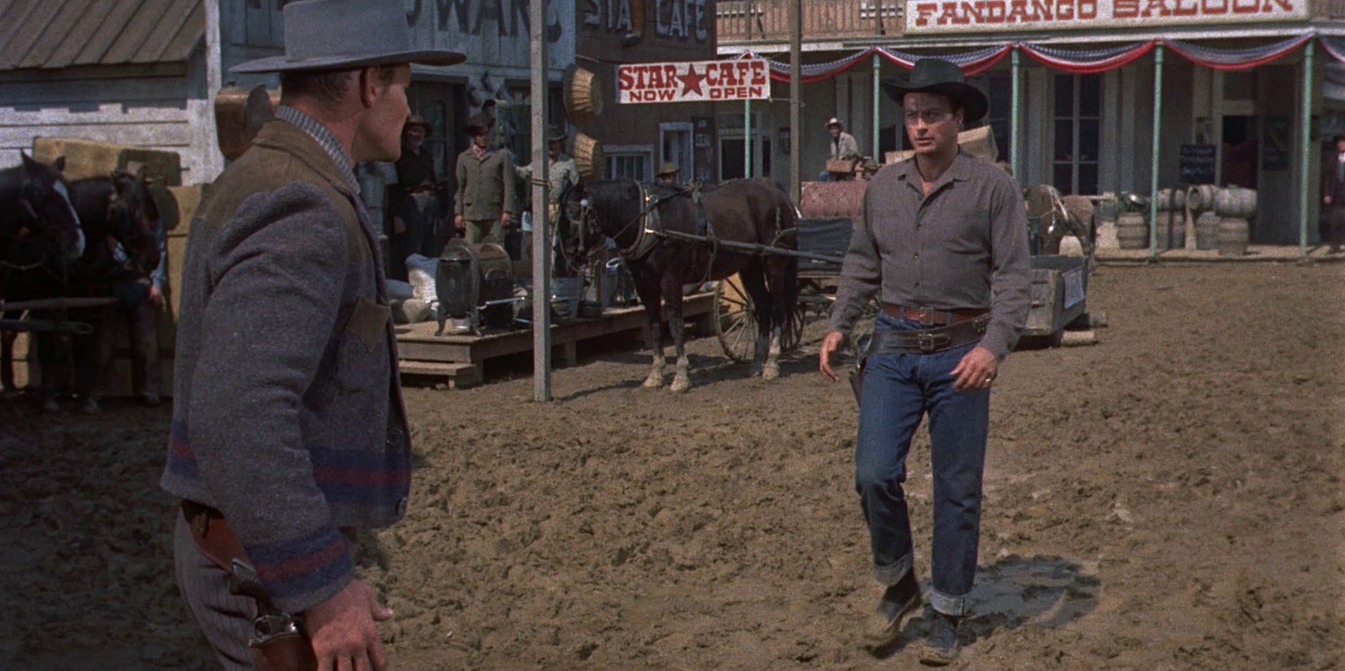 The Yellow Mountain (1954) —  shot,  lighting