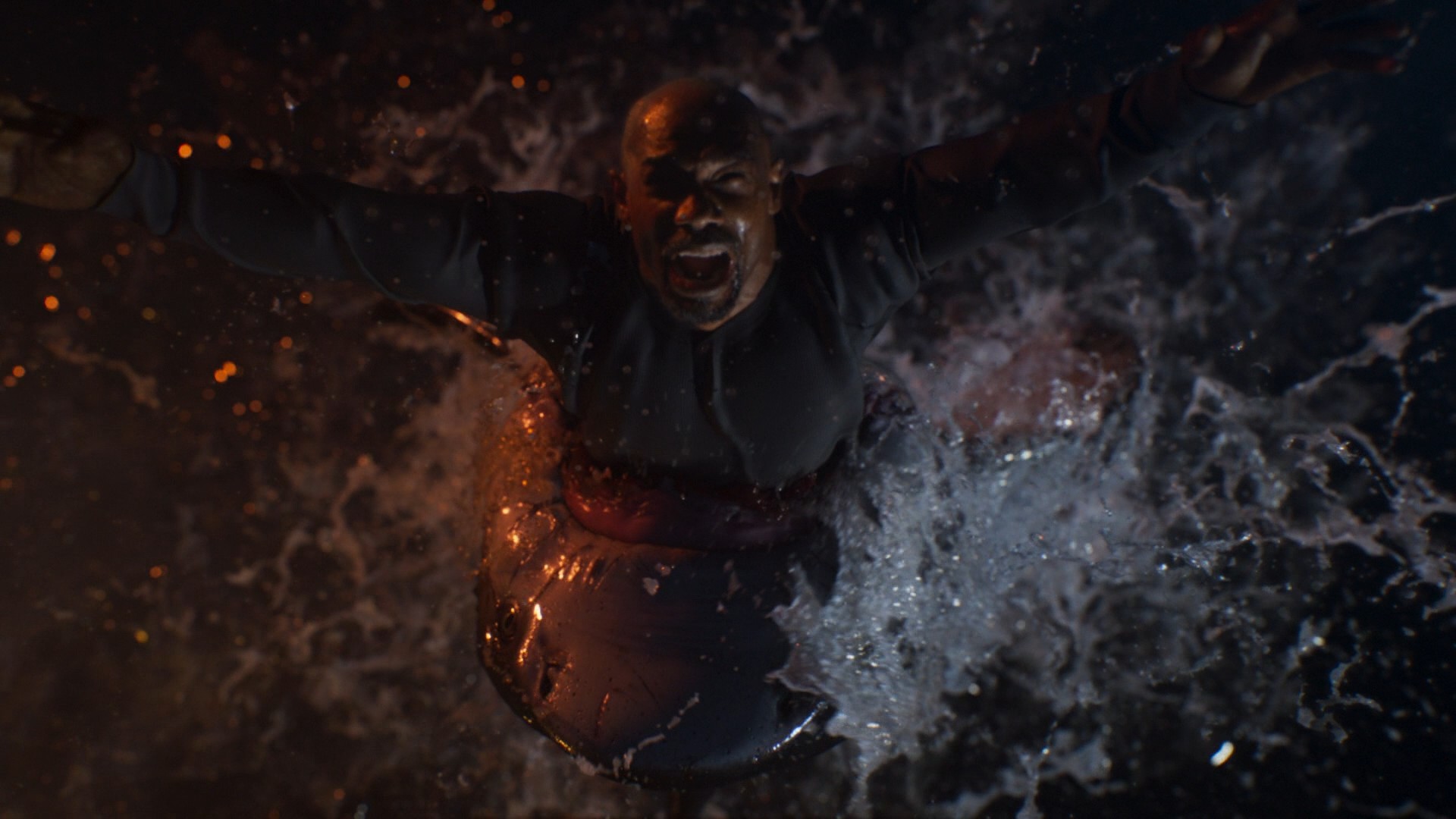 Deep Blue Sea 2 (2018) —  shot,  lighting