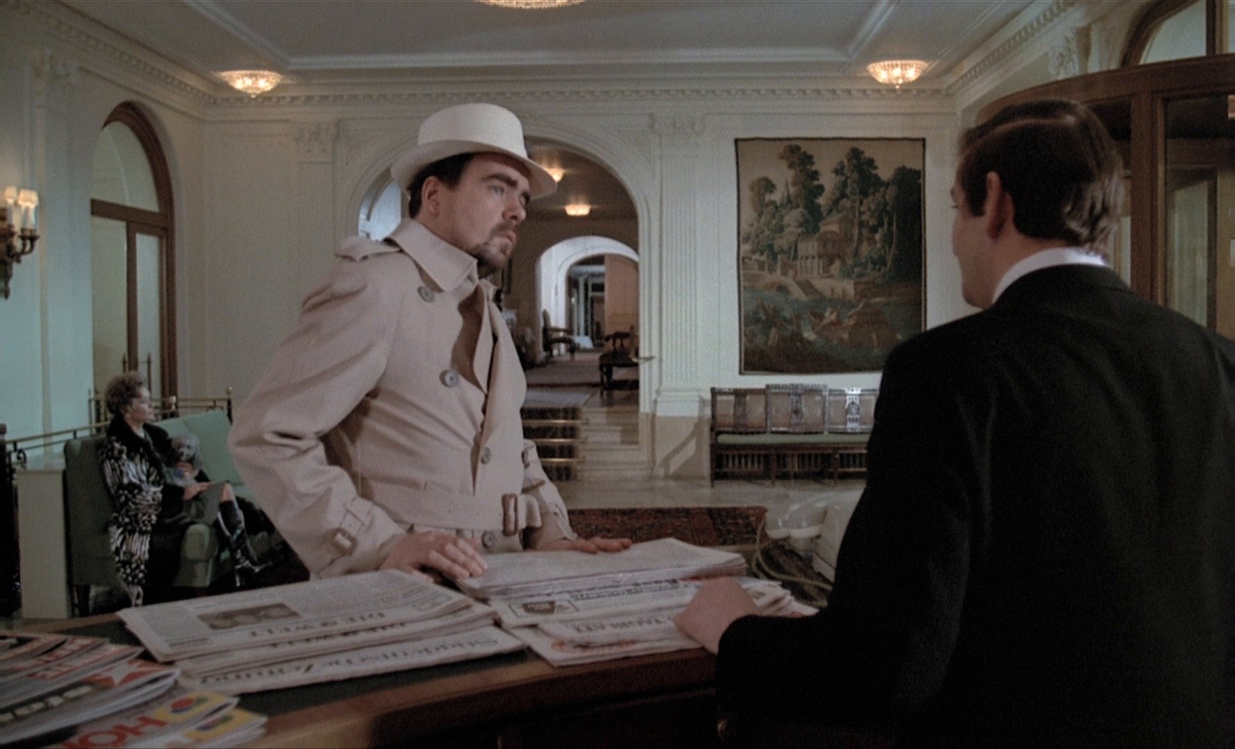 The Romantic Englishwoman (1975) —  shot,  lighting