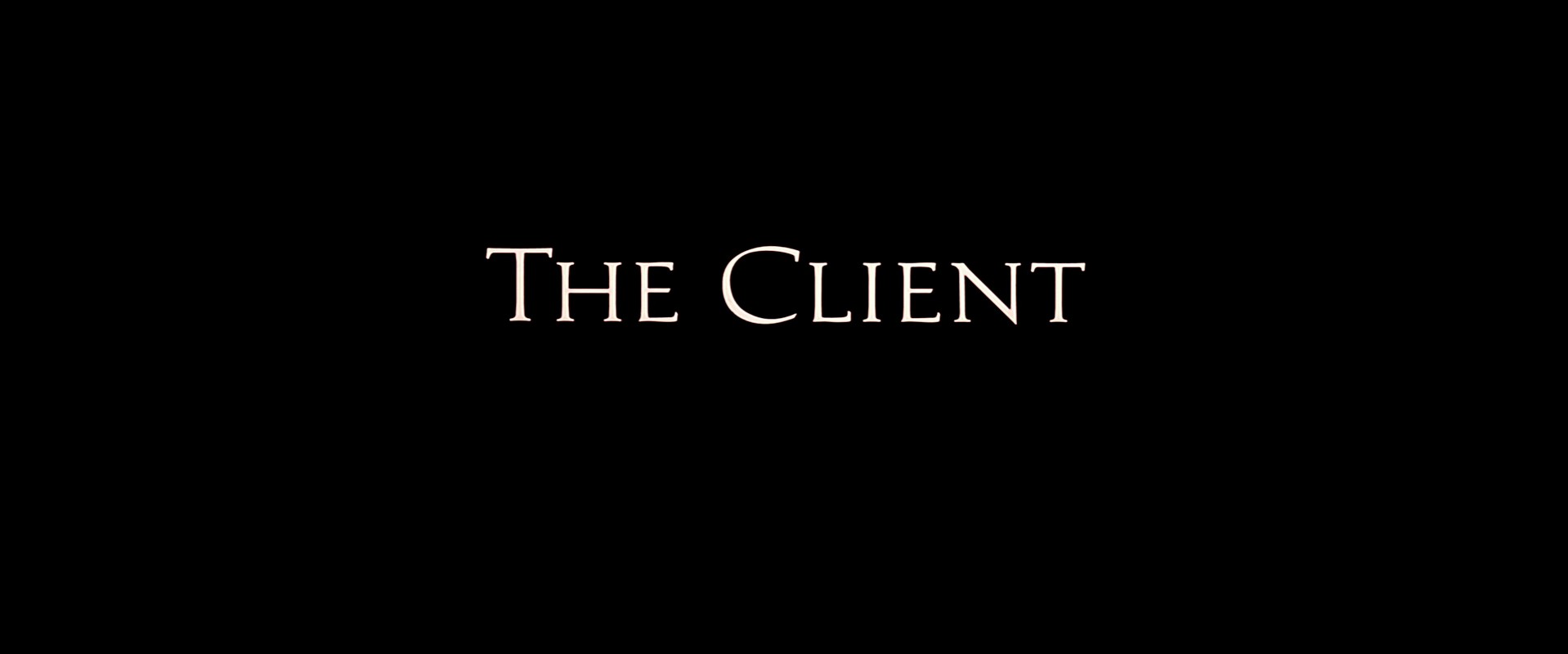 The Client (1994) —  shot,  lighting