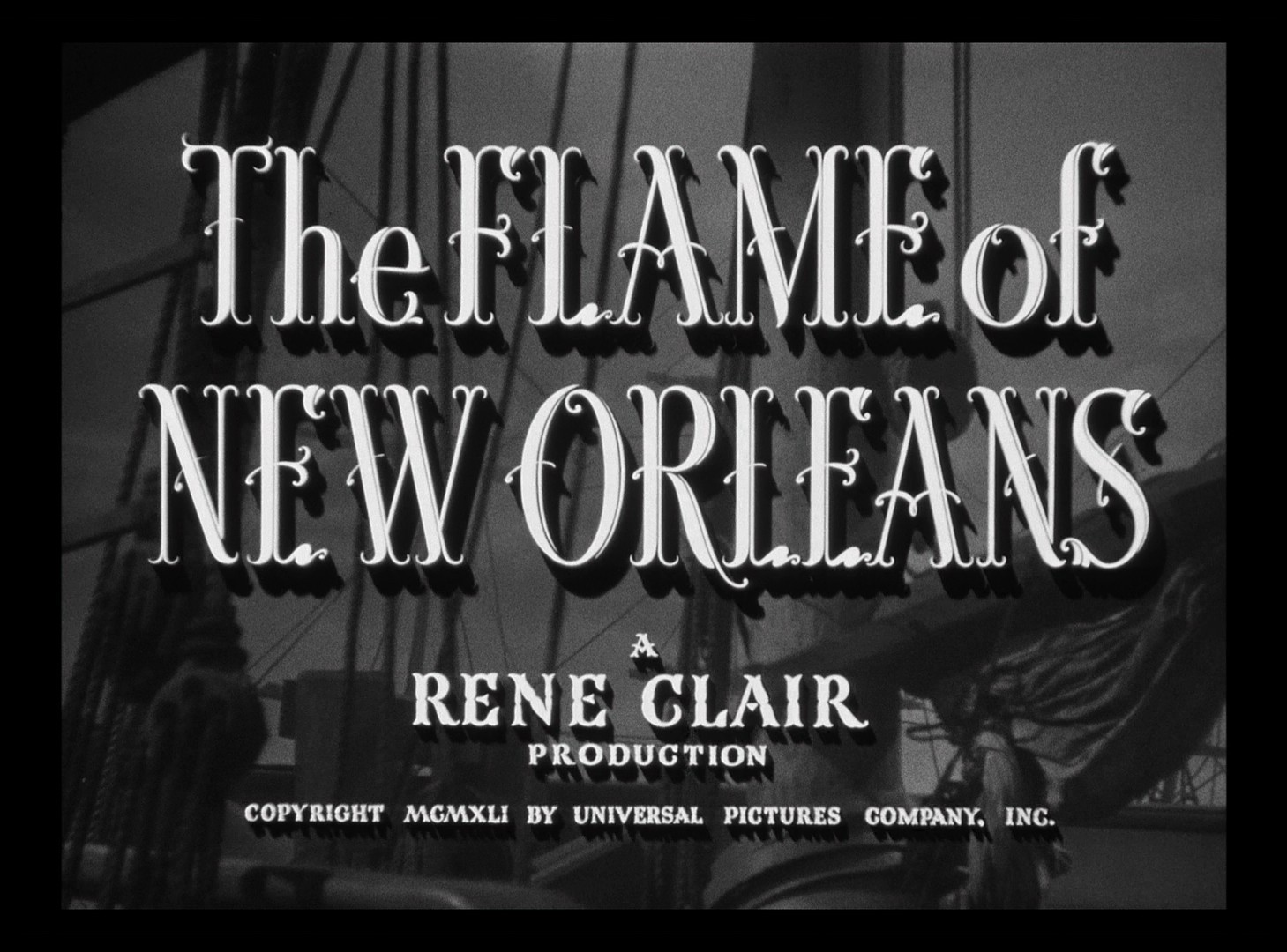 The Flame of New Orleans (1941) —  shot,  lighting