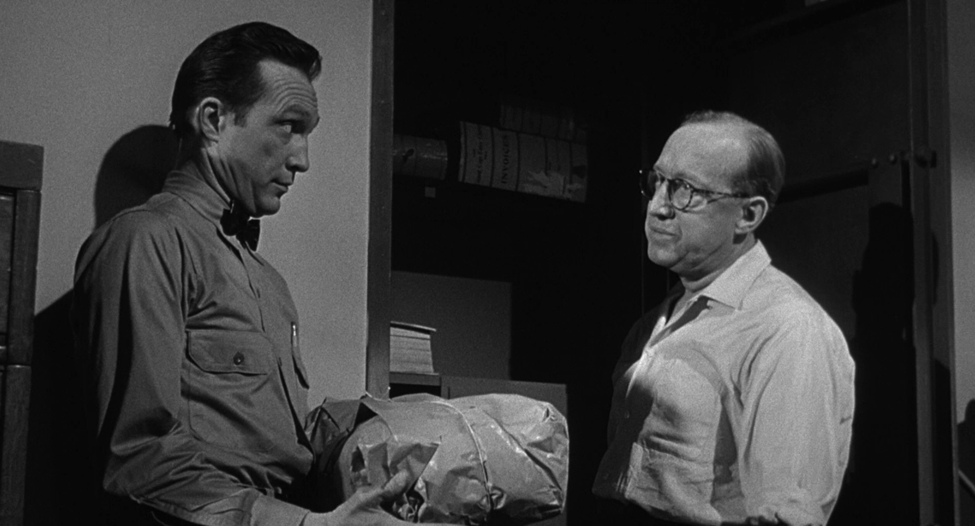 The Case Against Brooklyn (1958) —  shot,  lighting