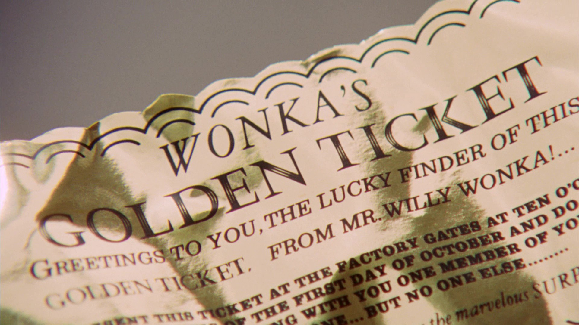 Willy Wonka & the Chocolate Factory (1971) —  shot,  lighting