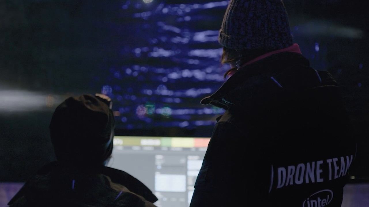 Intel "Olympic Opening Ceremony" (2018) —  shot,  lighting