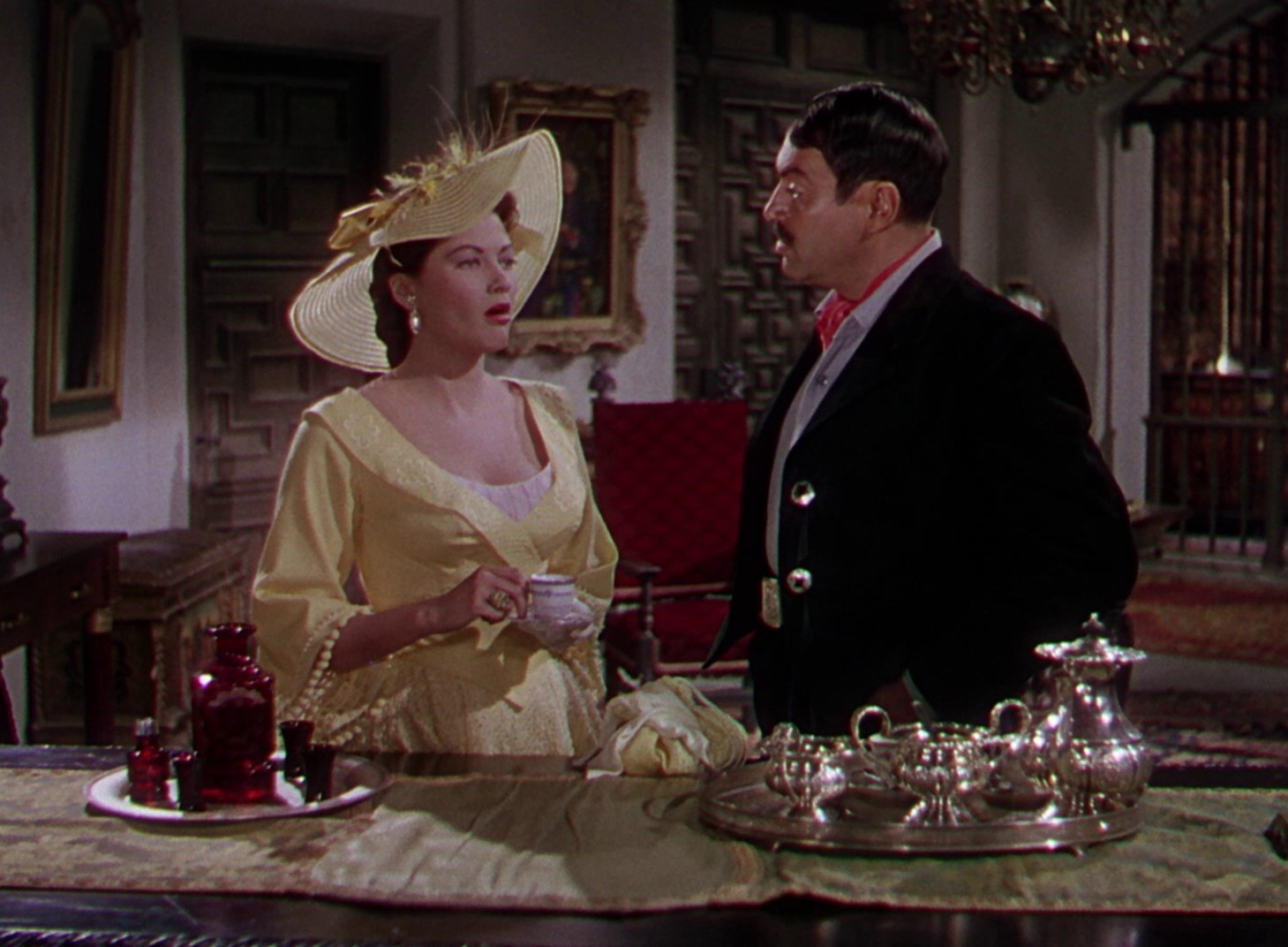 Border River (1954) —  shot,  lighting