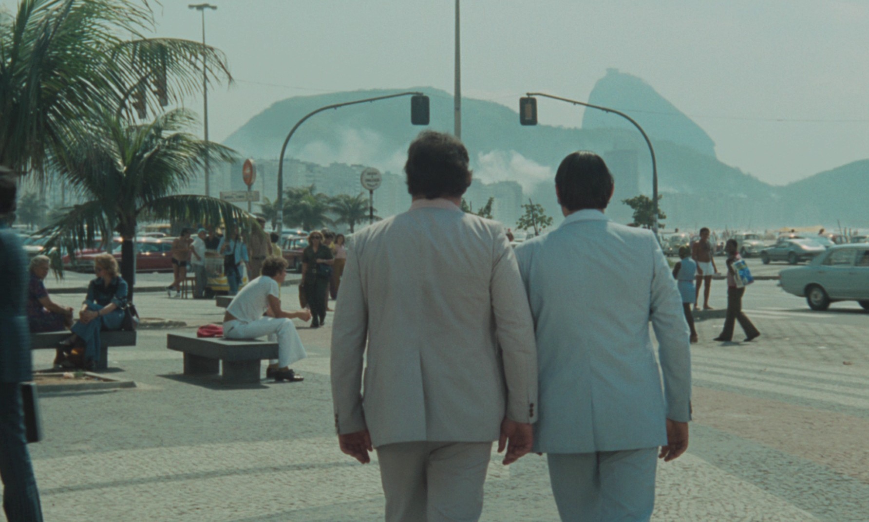 The Return of the Tall Blond Man (1974) —  shot,  lighting