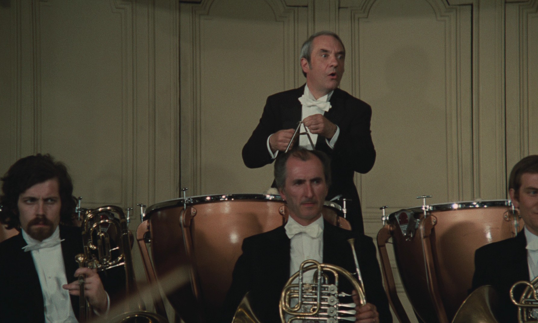 The Return of the Tall Blond Man (1974) —  shot,  lighting