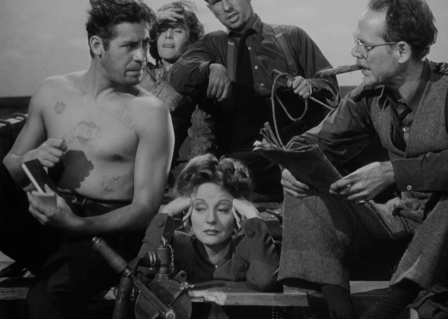 Lifeboat (1944) —  shot,  lighting