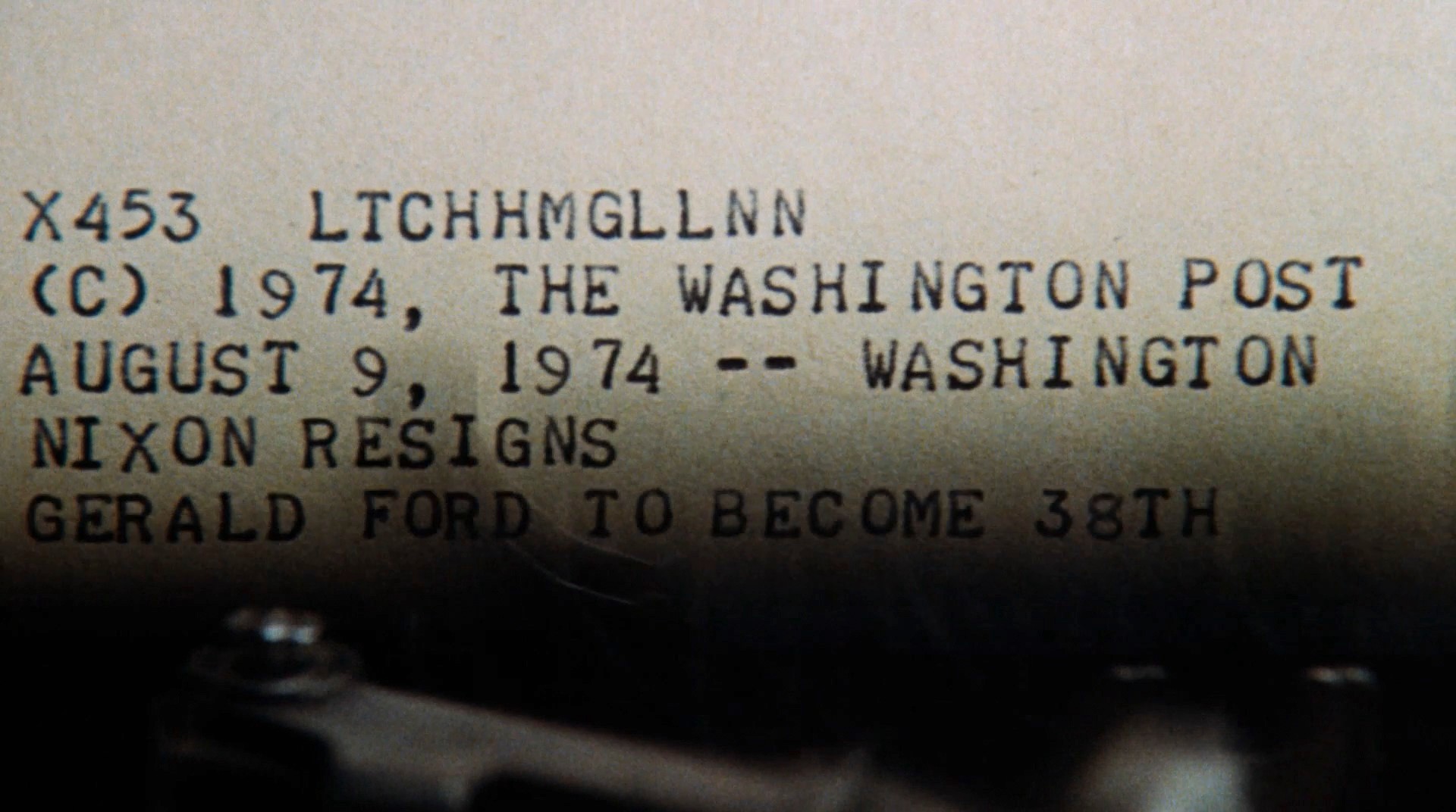 All the President's Men (1976) —  shot,  lighting