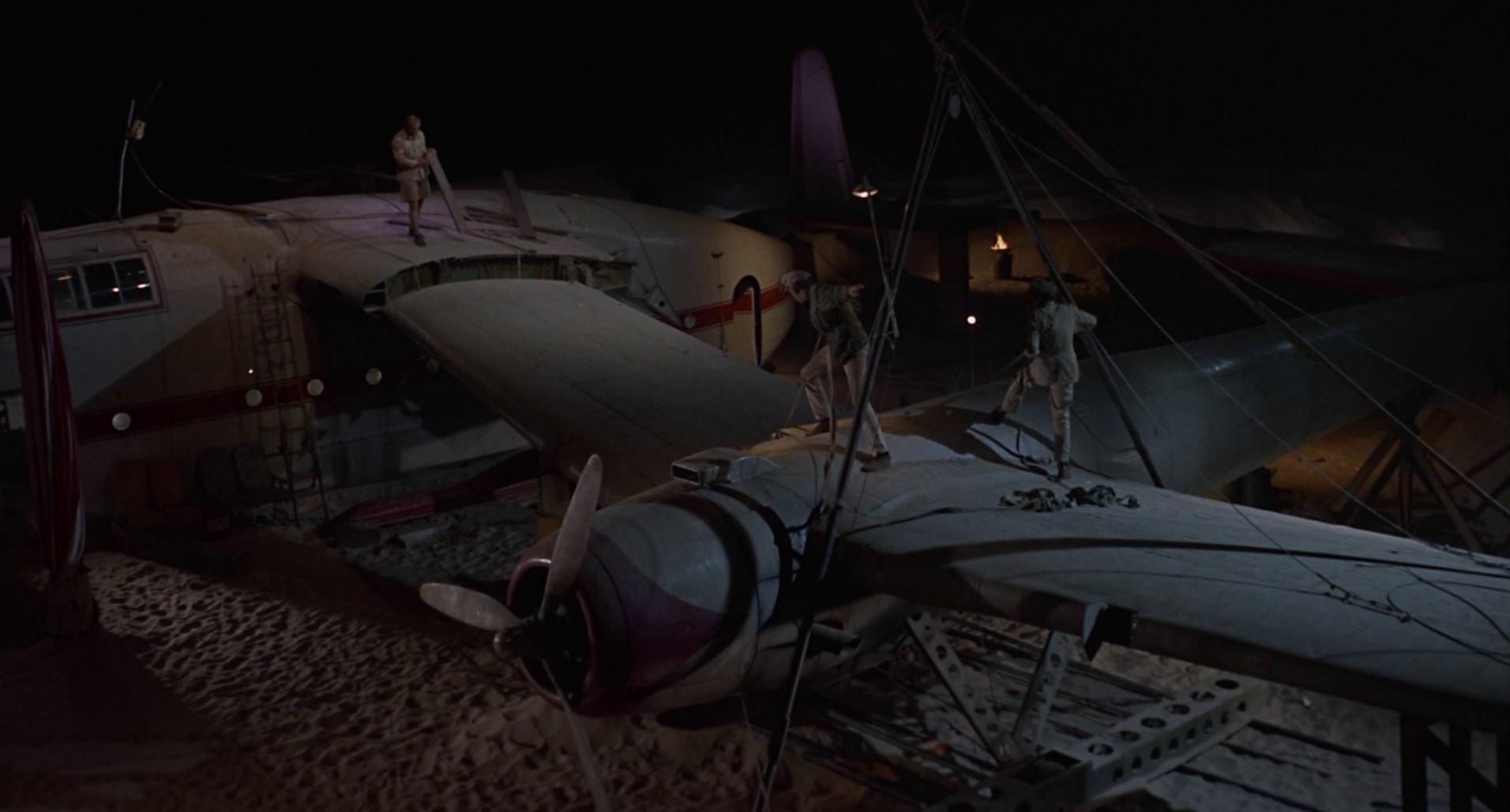 The Flight of the Phoenix (1965) —  shot,  lighting
