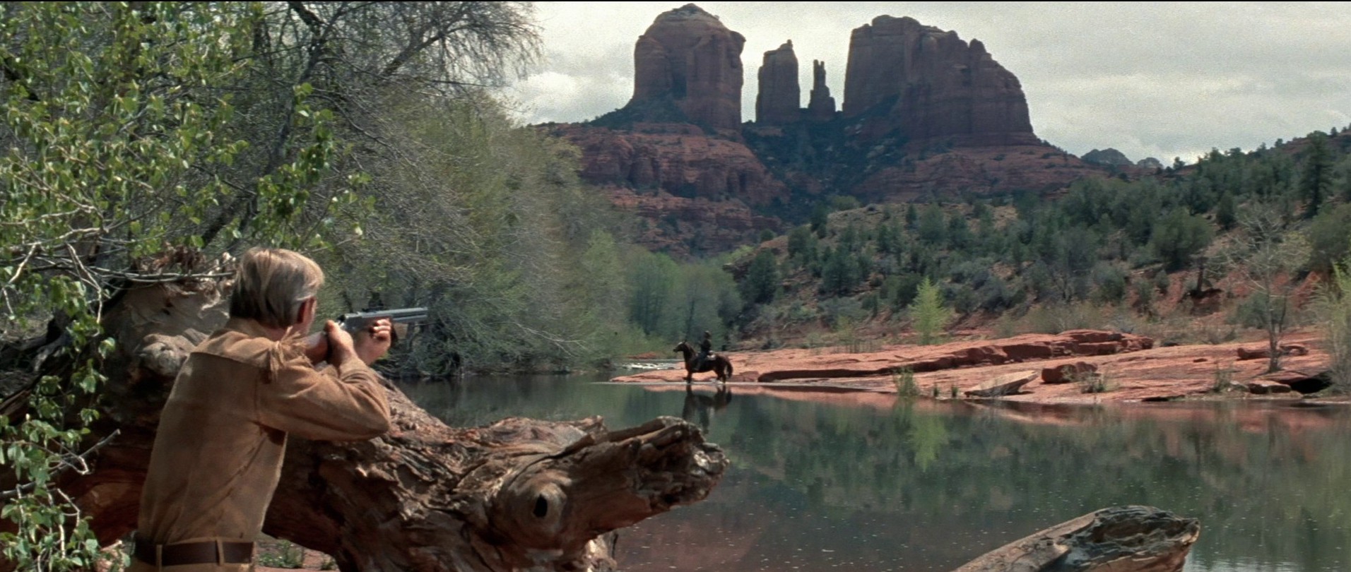 The Last Wagon (1956) —  shot,  lighting