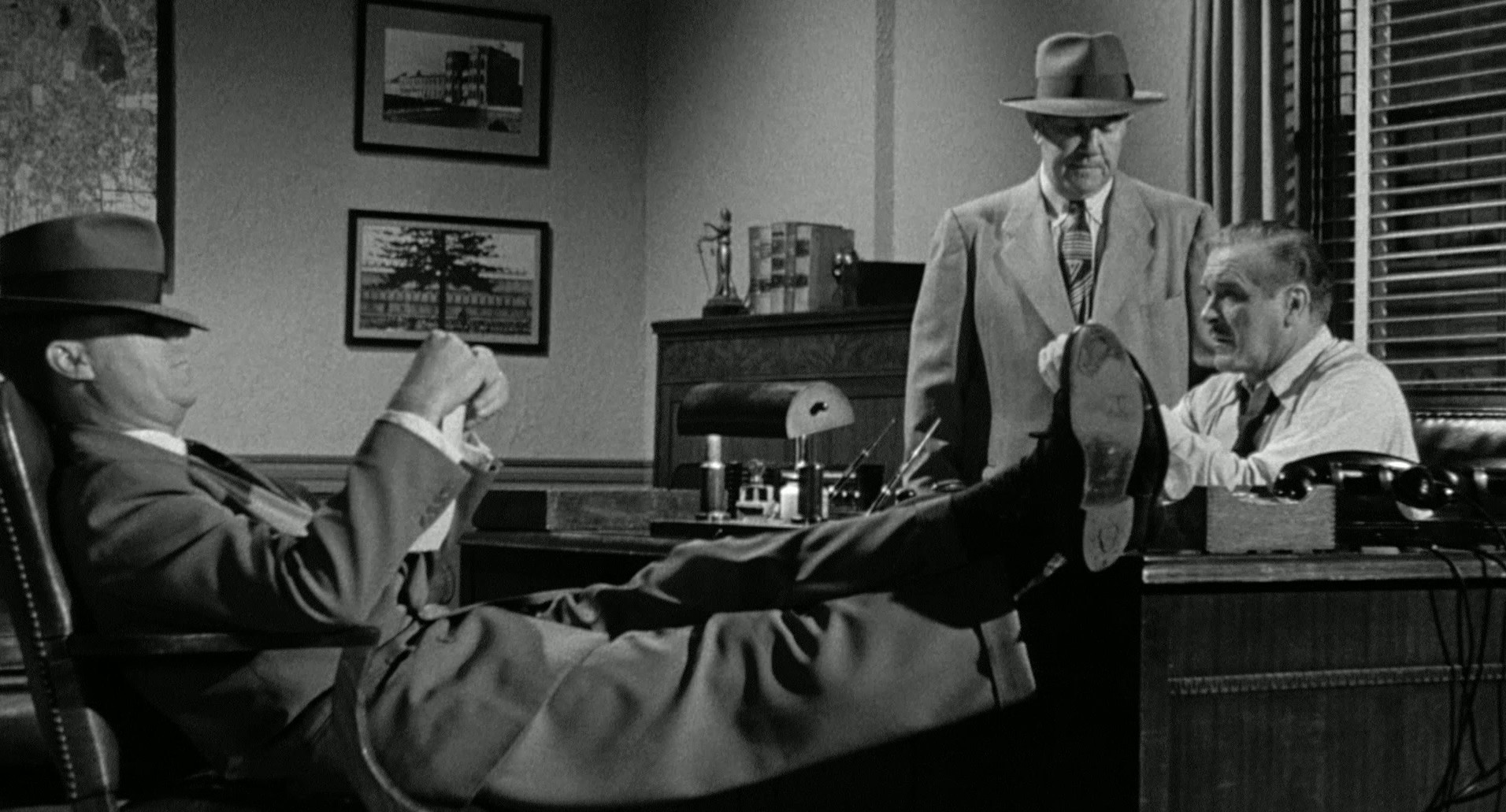 The Miami Story (1954) —  shot,  lighting