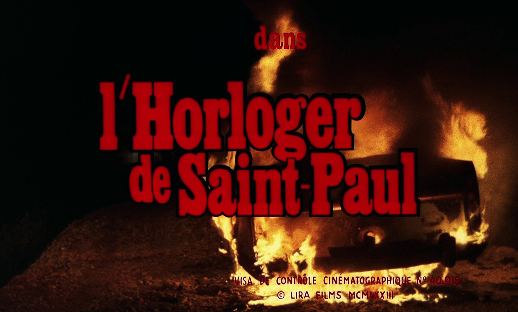 The Clockmaker of St. Paul (1974) —  shot,  lighting