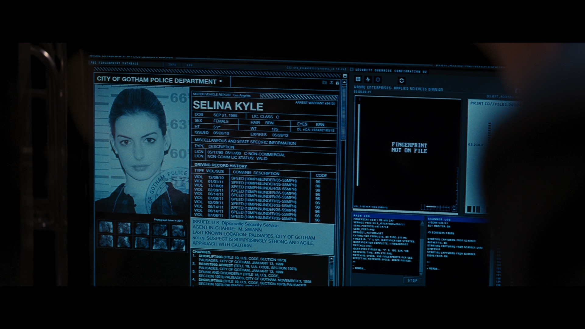 The Dark Knight Rises (2012) —  shot,  lighting