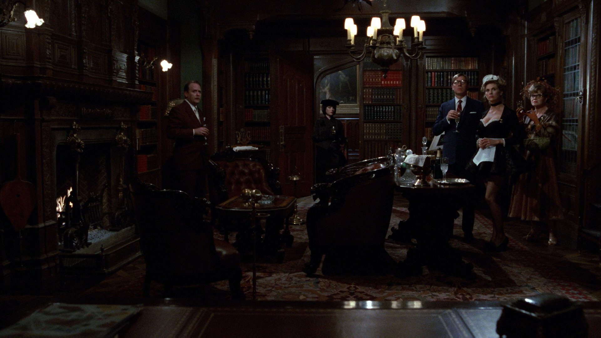 Clue (1985) —  shot,  lighting