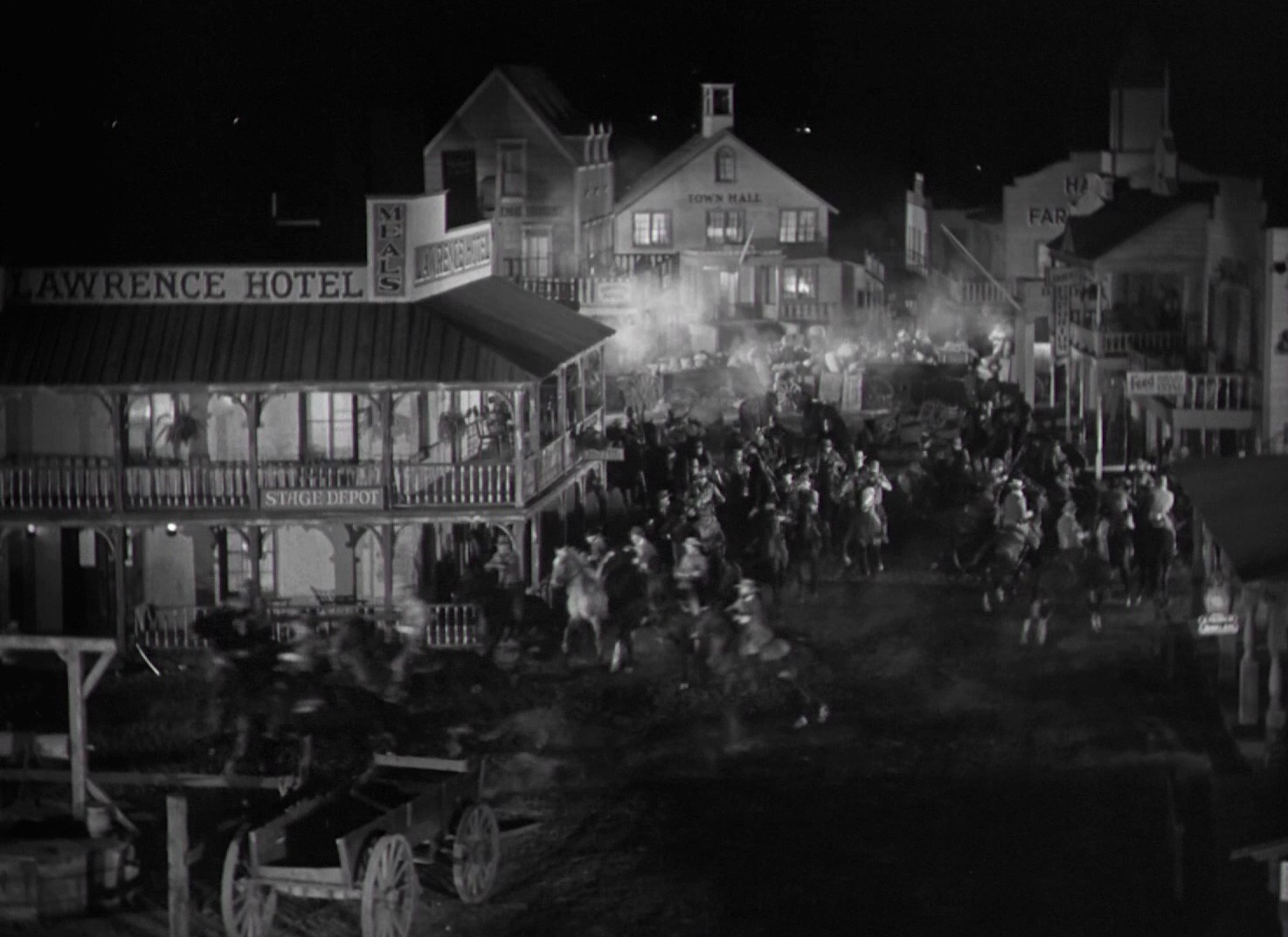 Dark Command (1940) —  shot,  lighting