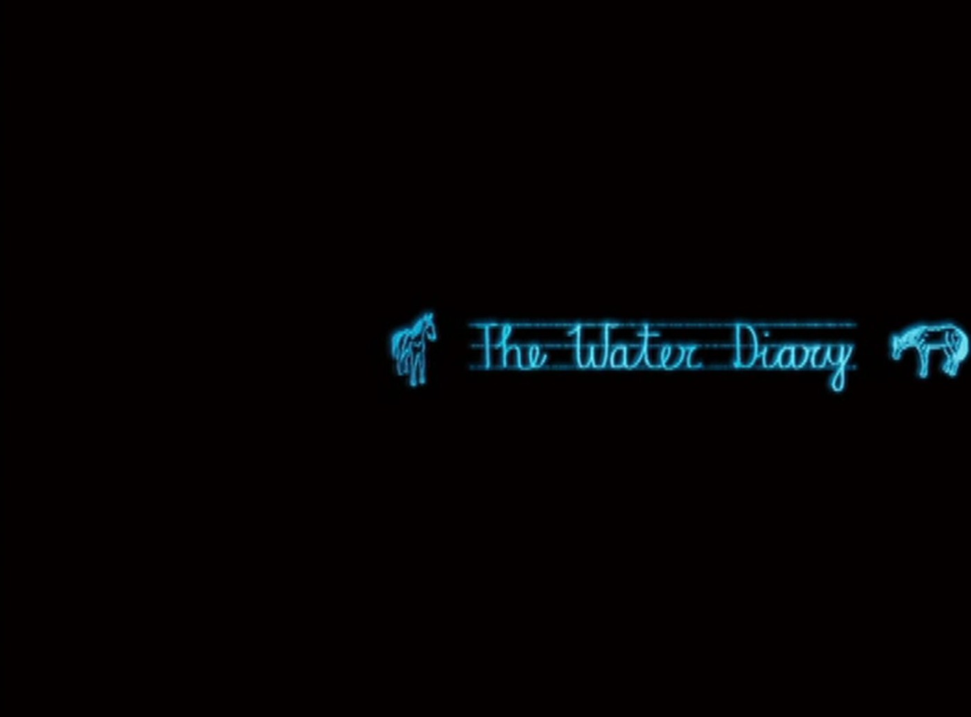 The Water Diary (2010) —  shot,  lighting