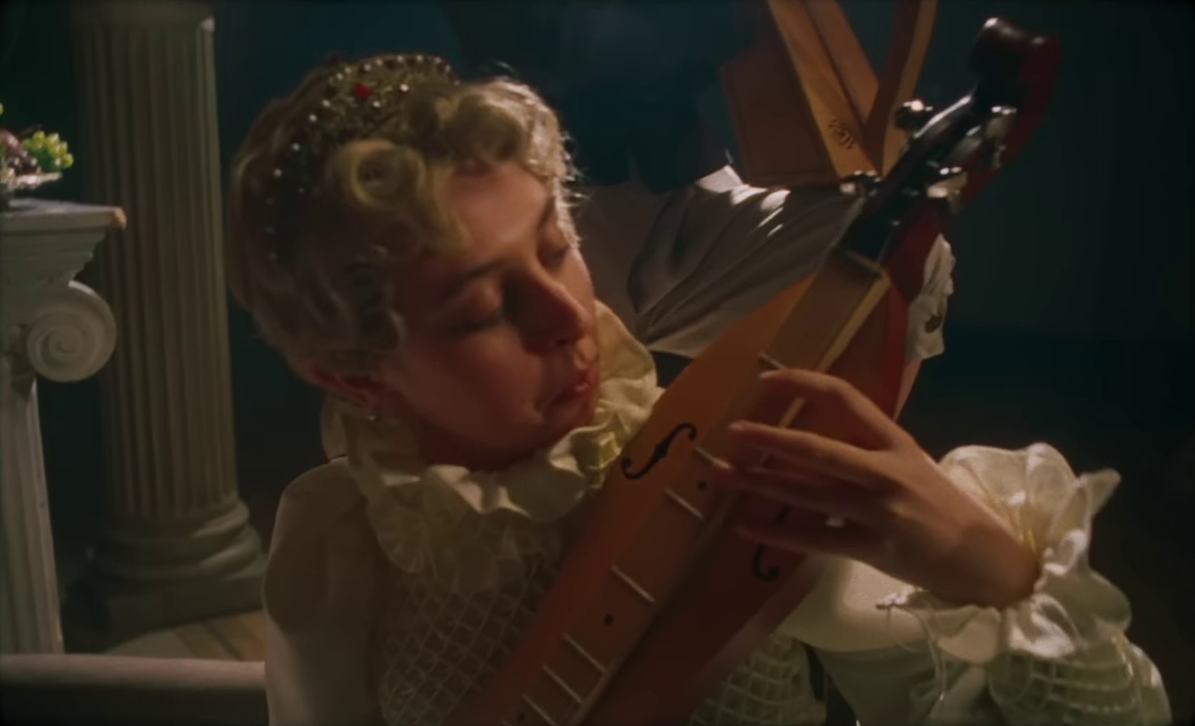 Caesar on a TV Screen (2024) —  shot,  lighting