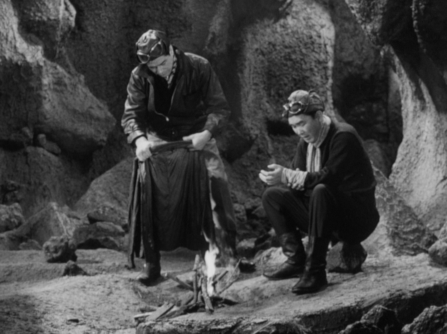 Godzilla Raids Again (1955) —  shot,  lighting