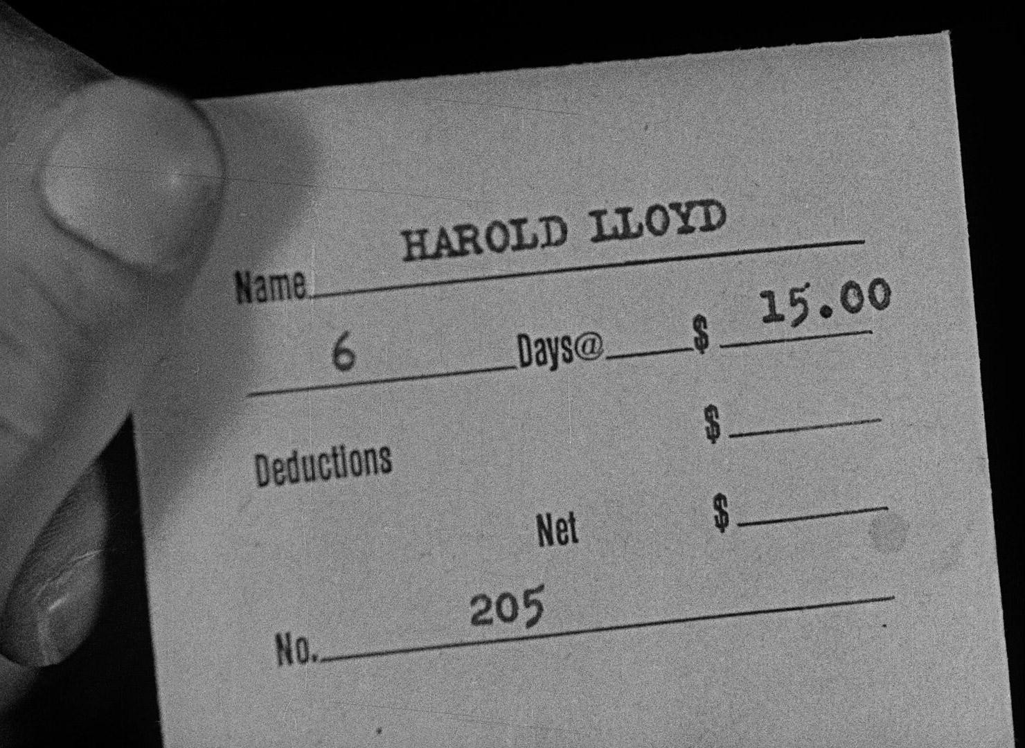 Safety Last! (1923) —  shot,  lighting