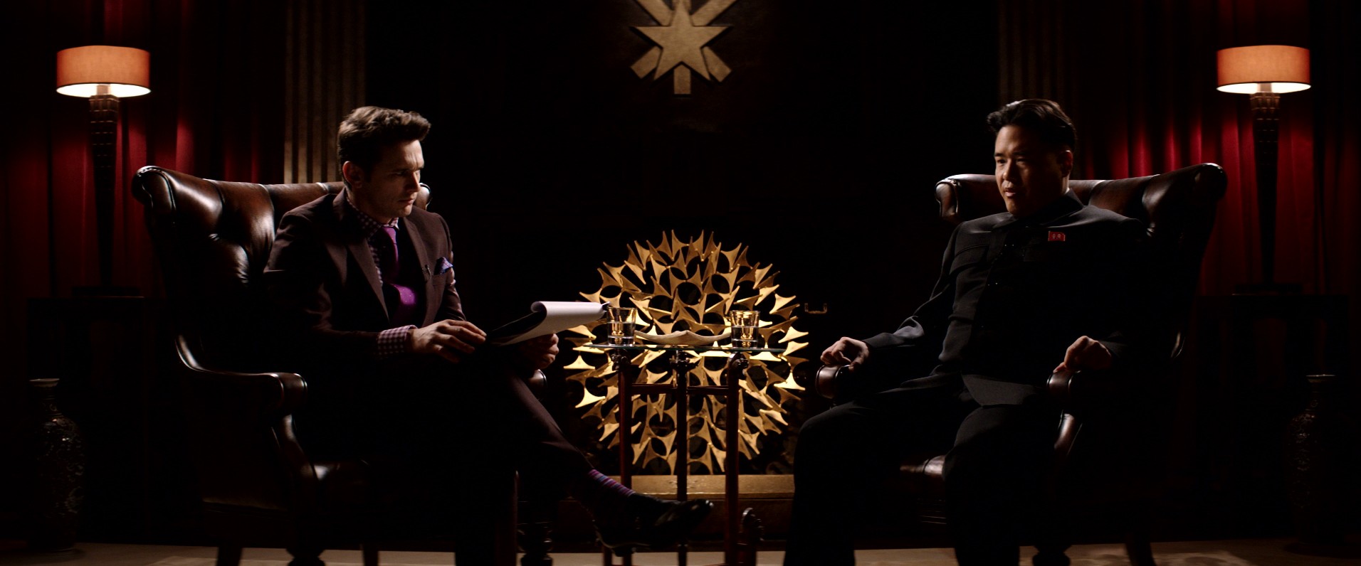 The Interview (2014) —  shot,  lighting