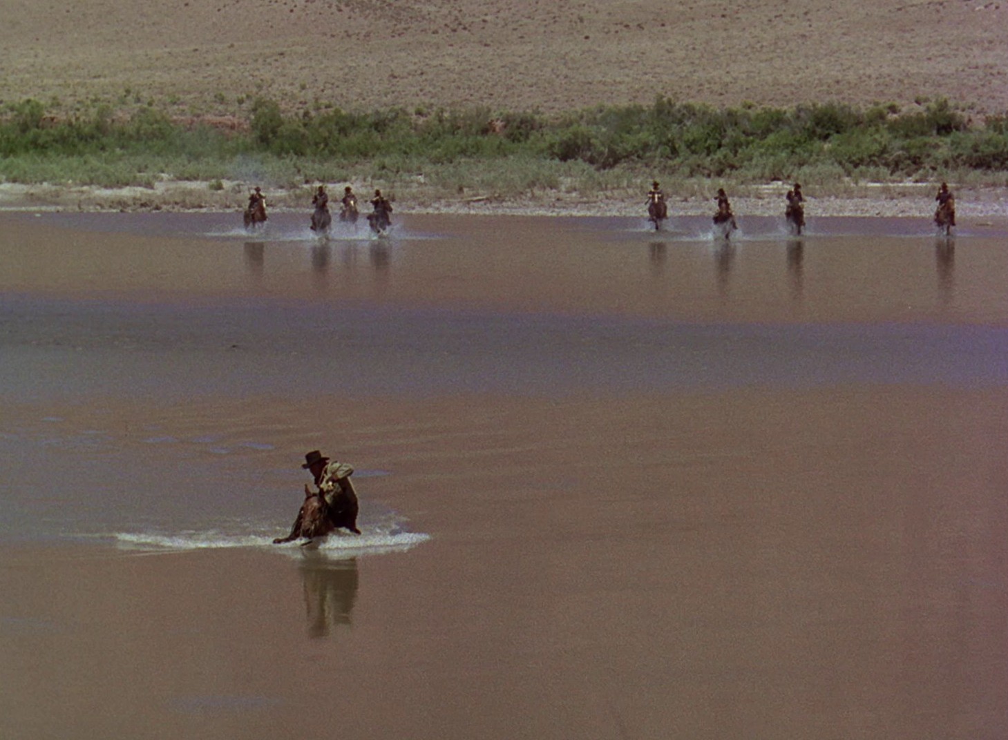 Border River (1954) —  shot,  lighting