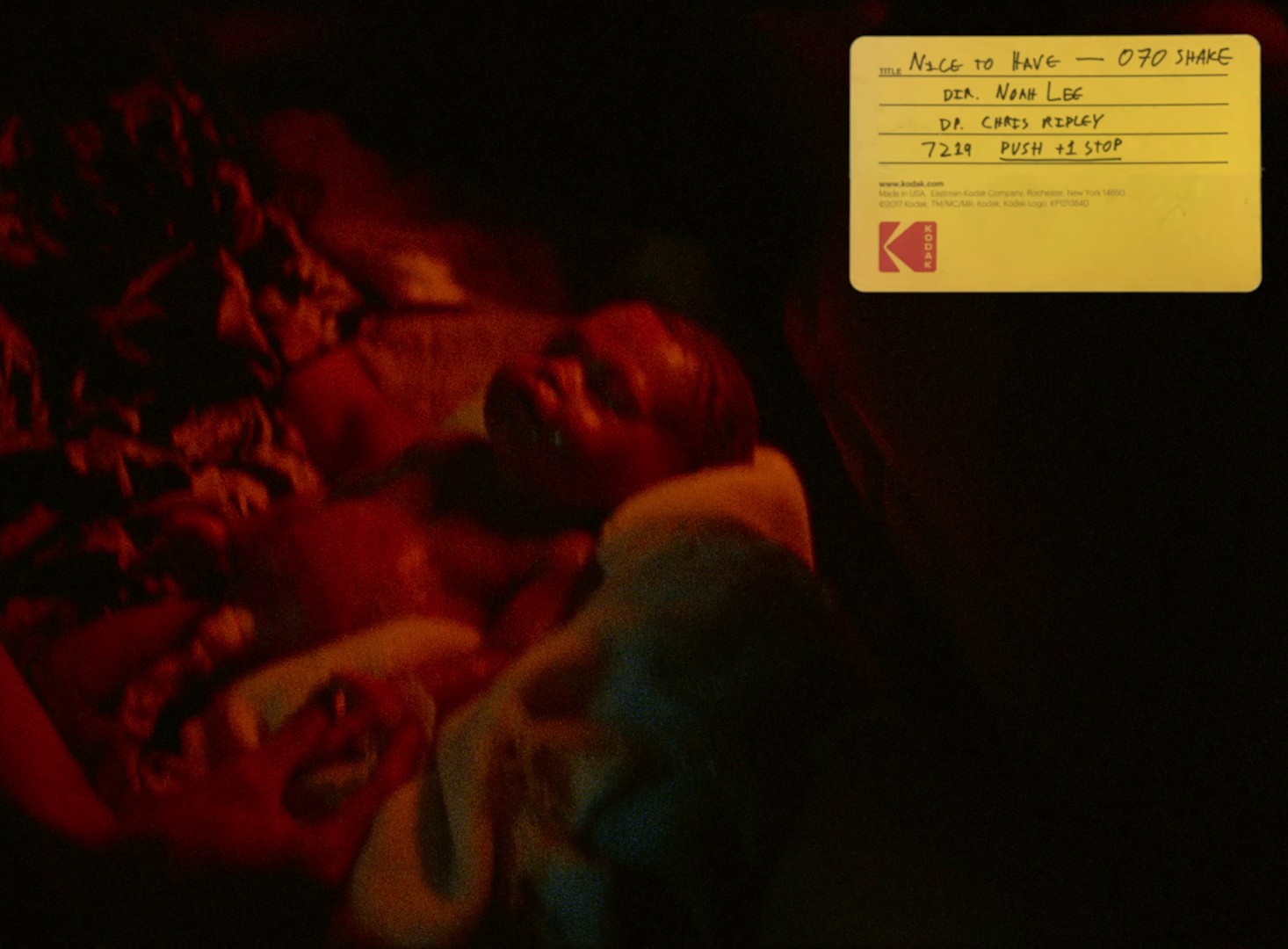 Nice To Have (2019) —  shot,  lighting