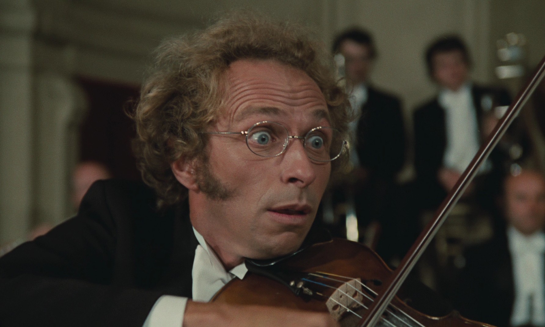 The Return of the Tall Blond Man (1974) —  shot,  lighting