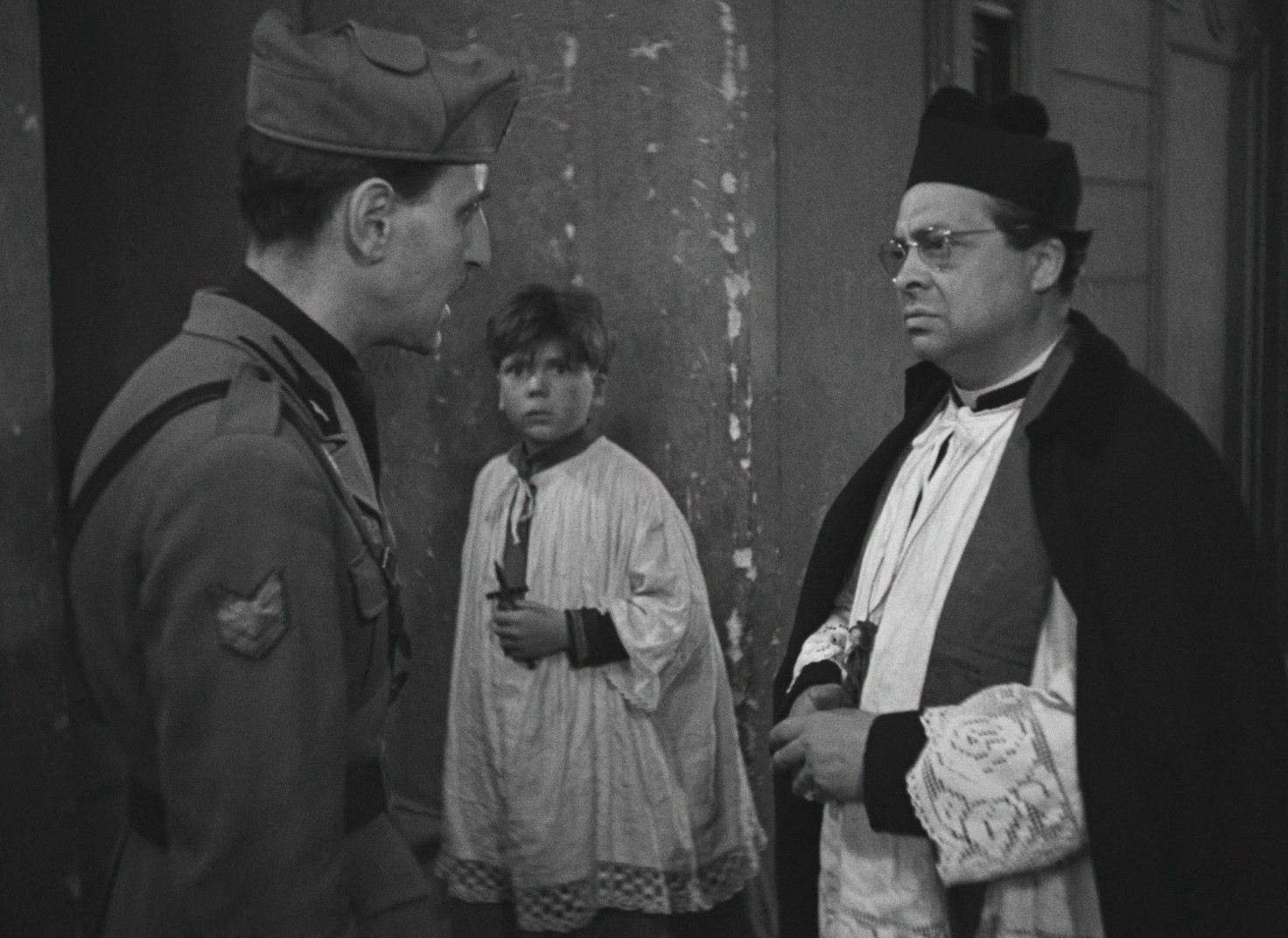 Rome, Open City (1945) —  shot,  lighting