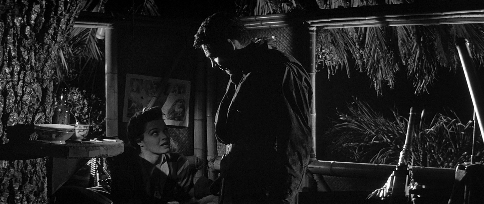 China Gate (1957) —  shot,  lighting