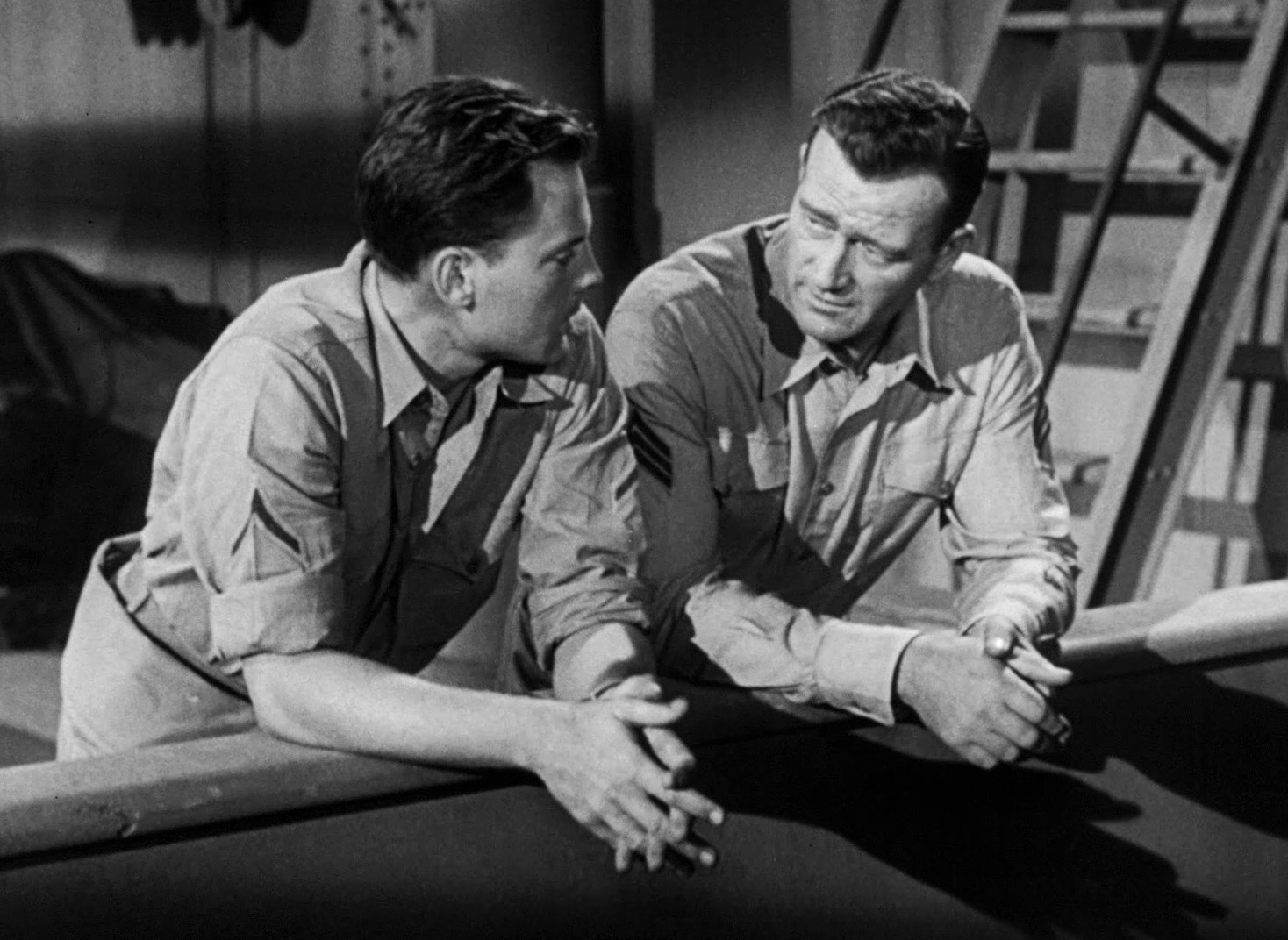 Sands of Iwo Jima (1949) —  shot,  lighting